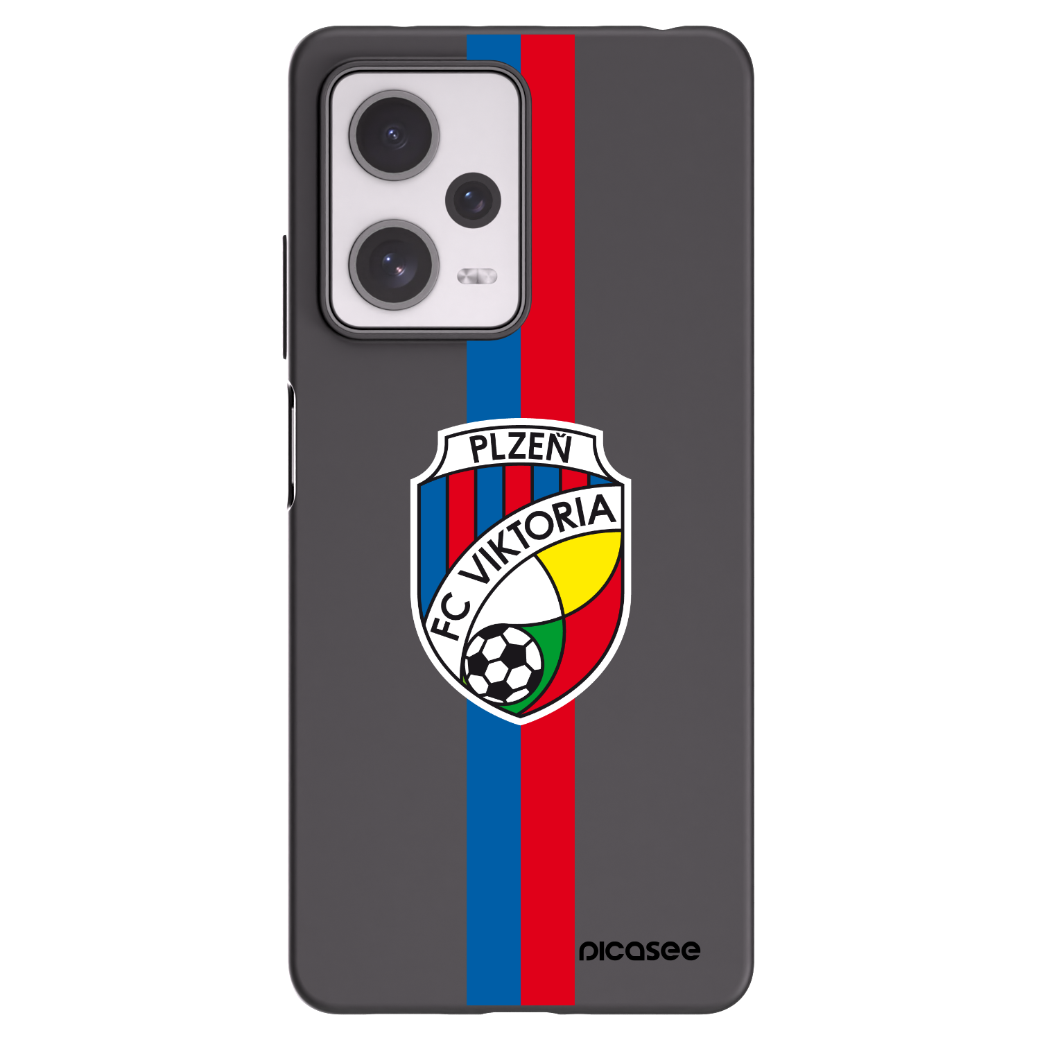 Picasee silikonový černý obal pro Xiaomi Redmi Note 12 Pro+ 5G - FC Viktoria Plzeň H