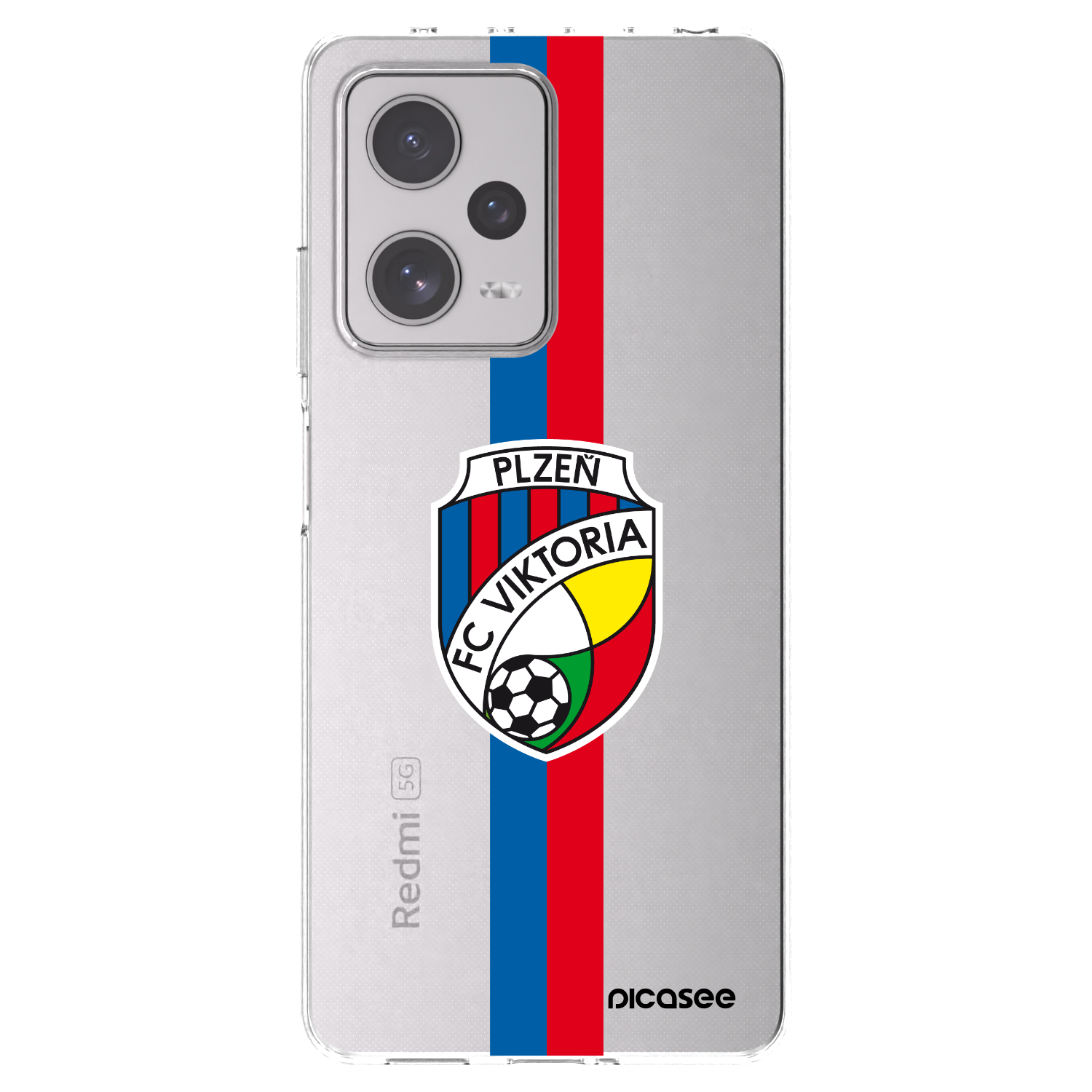 Picasee silikonový průhledný obal pro Xiaomi Redmi Note 12 Pro+ 5G - FC Viktoria Plzeň H
