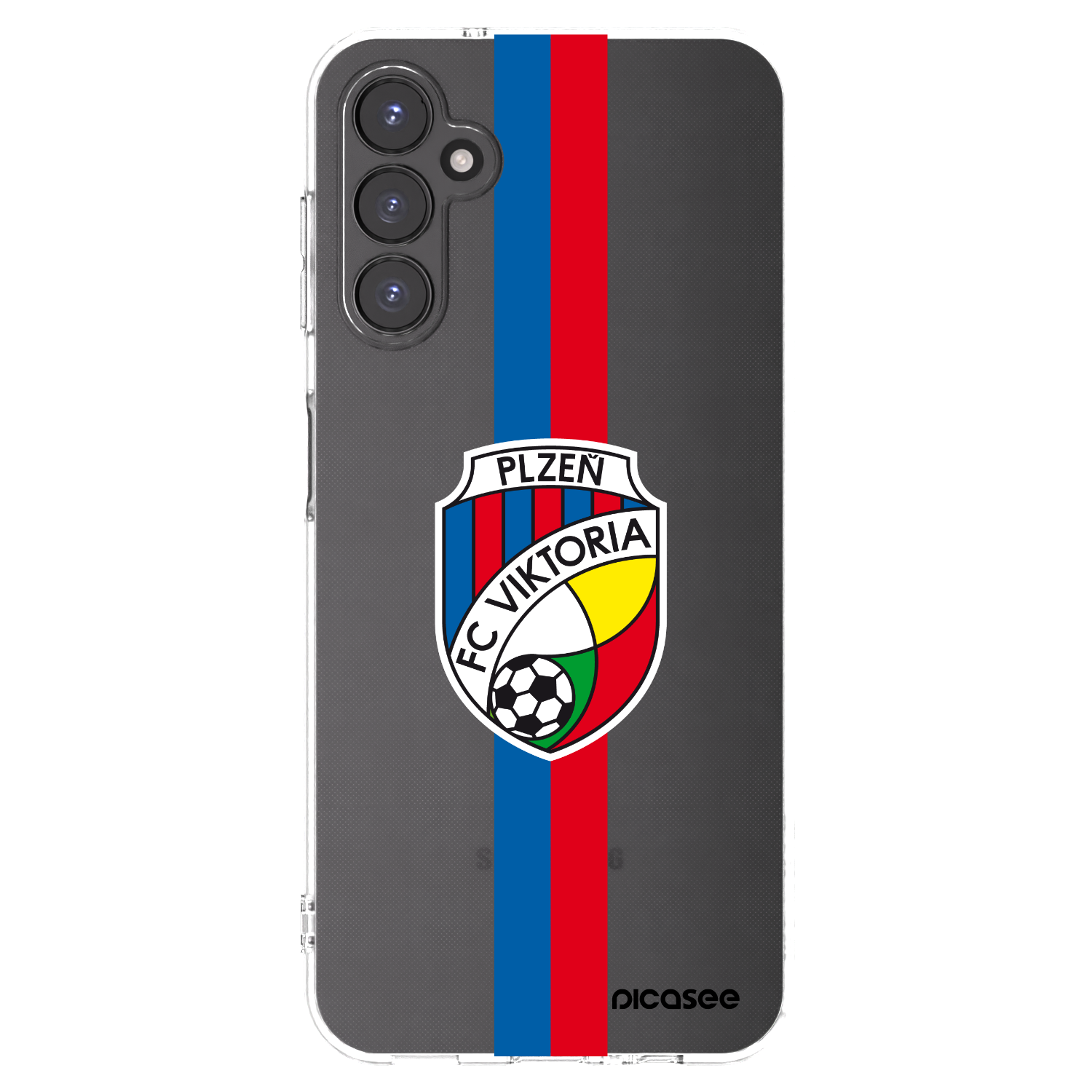 Picasee silikonový průhledný obal pro Samsung Galaxy A14 4G A145R - FC Viktoria Plzeň H
