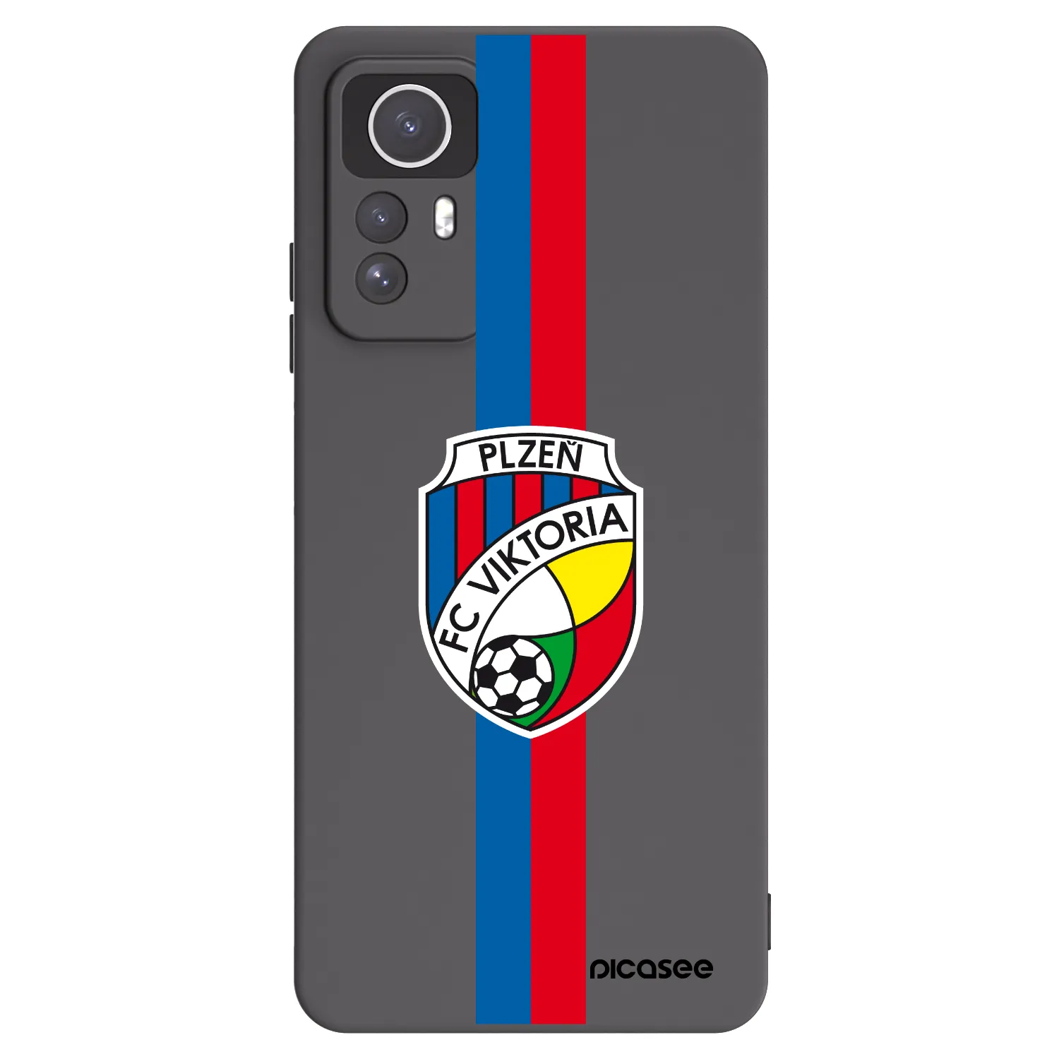 Picasee silikonový černý obal pro Xiaomi Redmi Note 12S - FC Viktoria Plzeň H