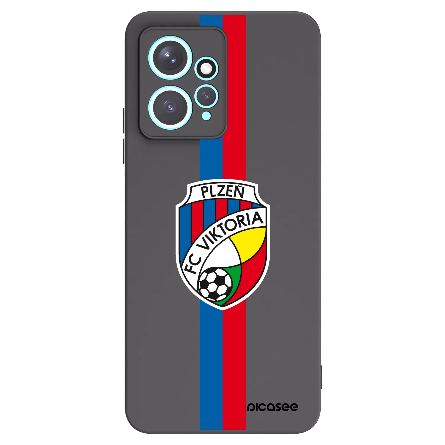 Picasee silikonový černý obal pro Xiaomi Redmi Note 12 4G - FC Viktoria Plzeň H