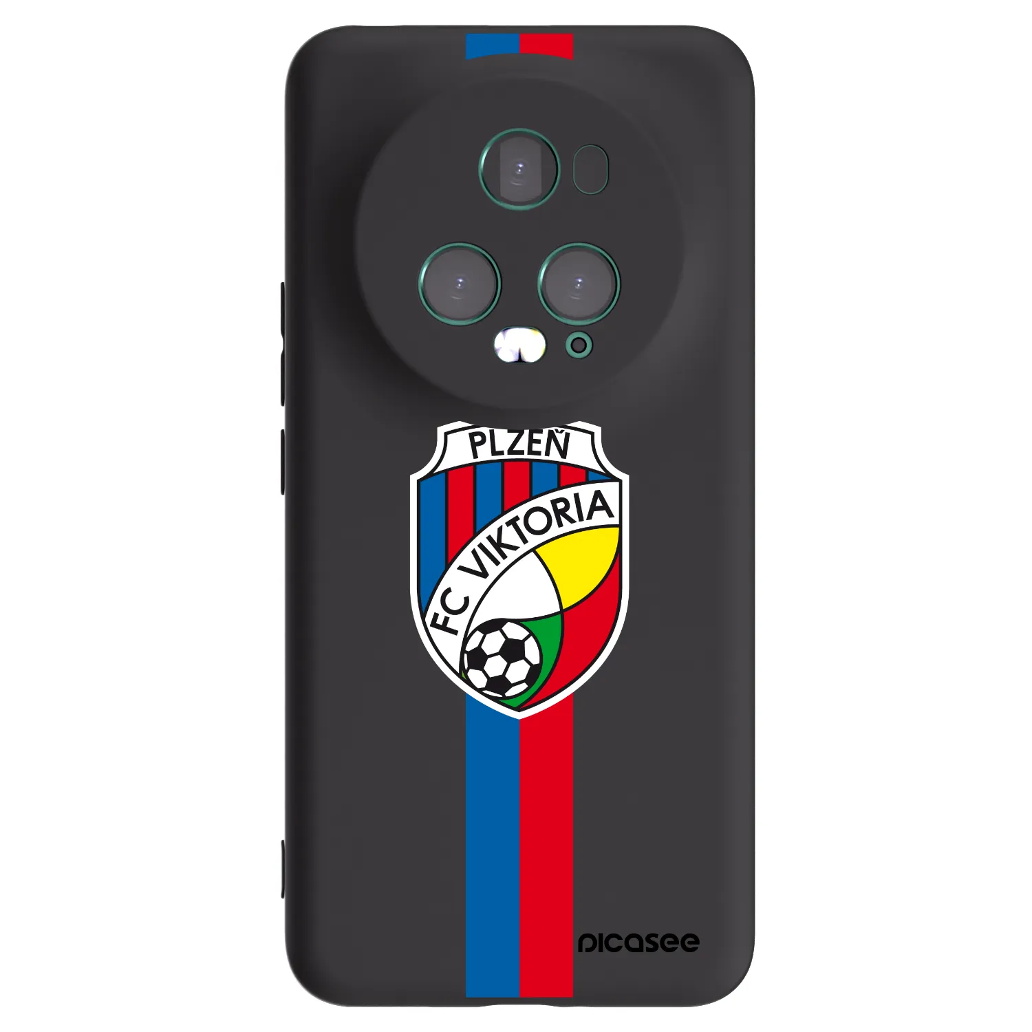 Picasee silikonový černý obal pro Honor Magic5 Pro - FC Viktoria Plzeň H