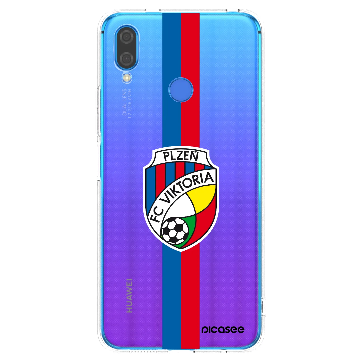 Picasee silikonový průhledný obal pro Huawei Nova 3i - FC Viktoria Plzeň H