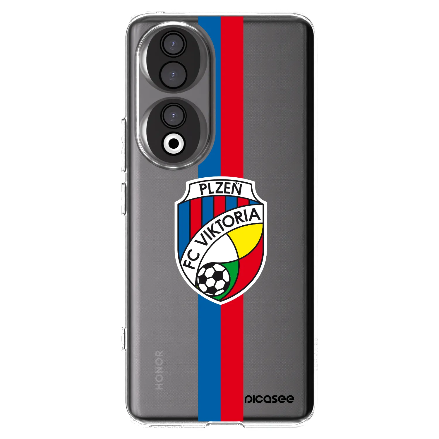 Picasee silikonový průhledný obal pro Honor 90 5G - FC Viktoria Plzeň H