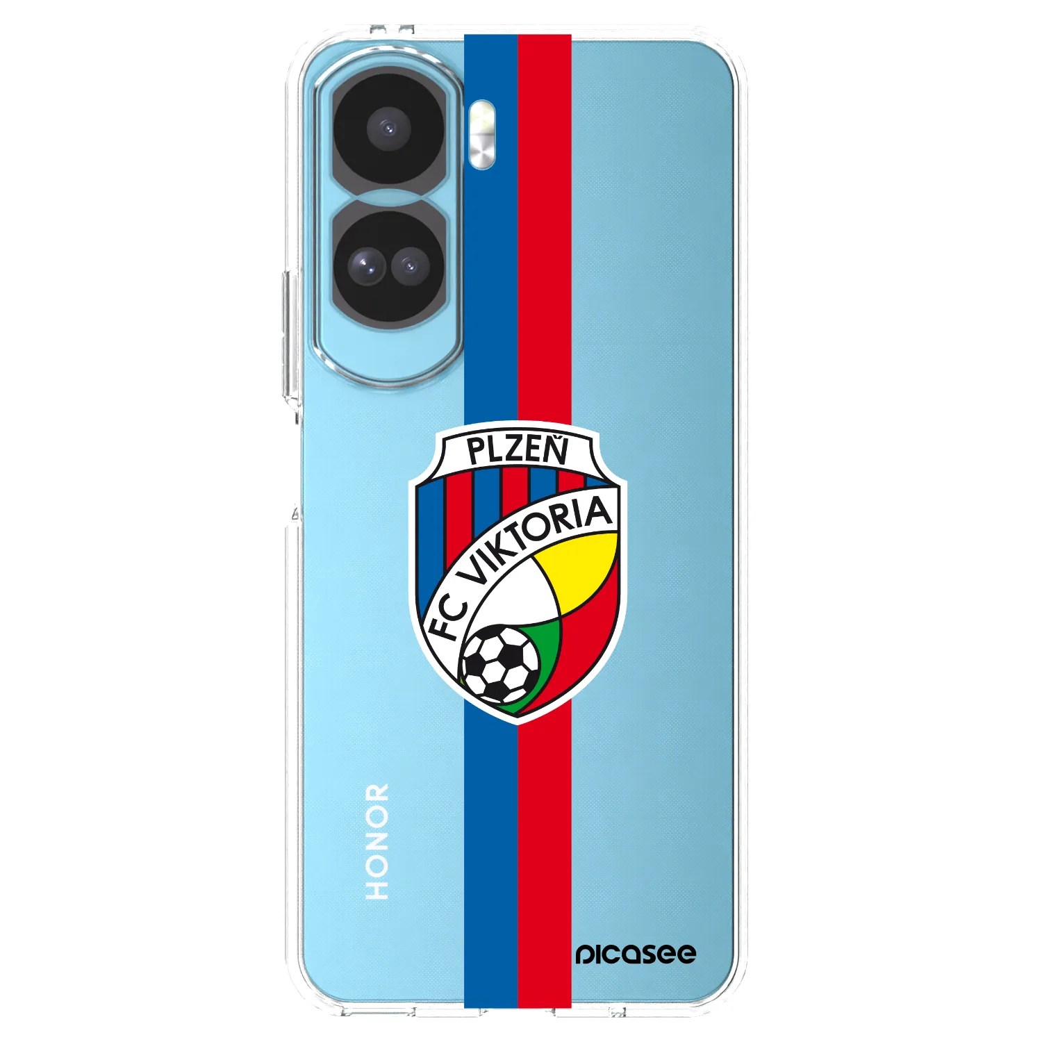 Picasee silikonový průhledný obal pro Honor 90 Lite 5G - FC Viktoria Plzeň H