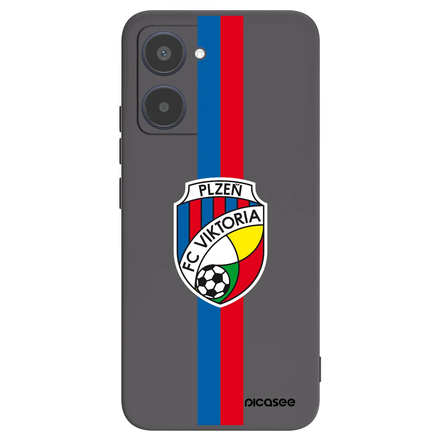 Picasee silikonový černý obal pro Realme 10 4G - FC Viktoria Plzeň H