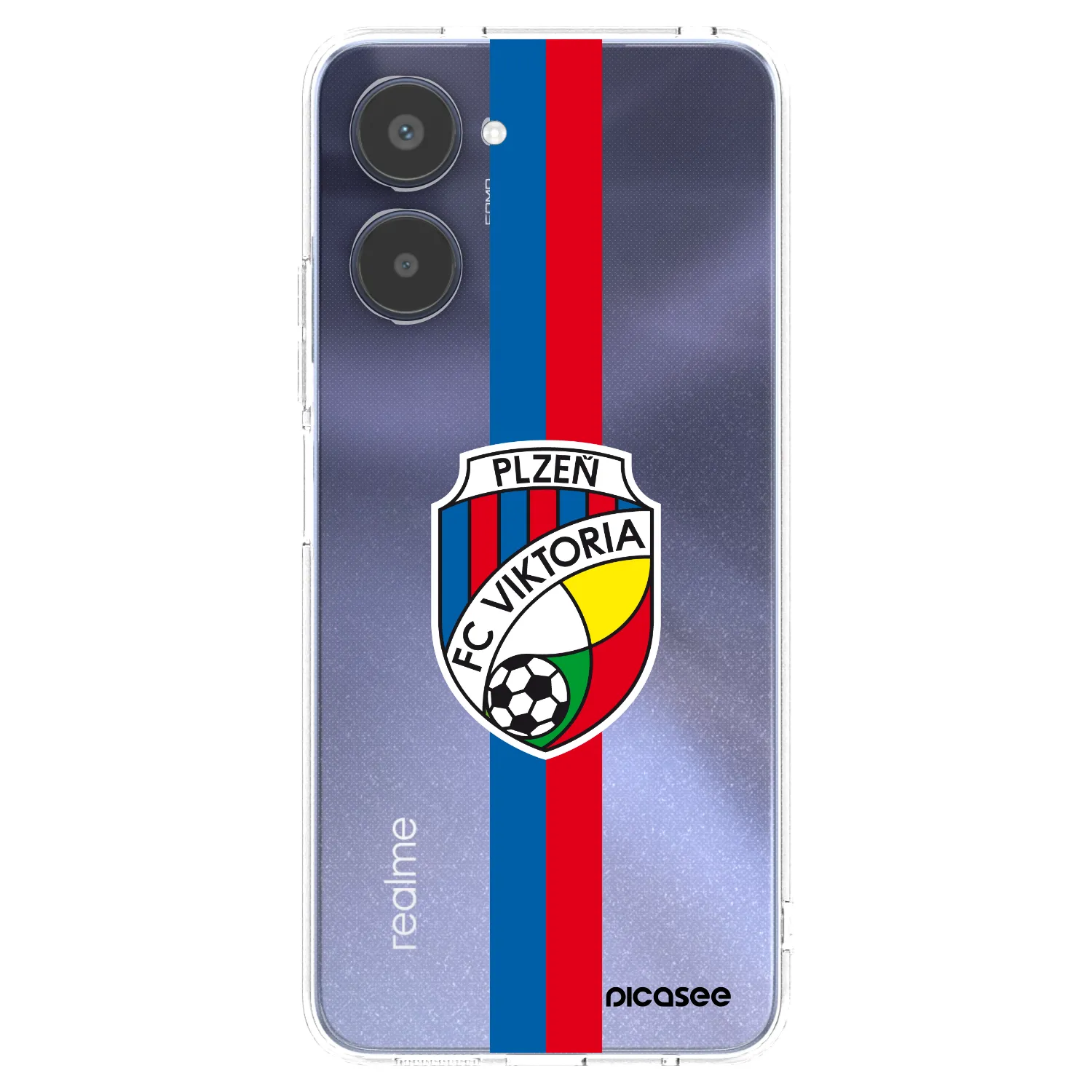 Picasee silikonový průhledný obal pro Realme 10 4G - FC Viktoria Plzeň H