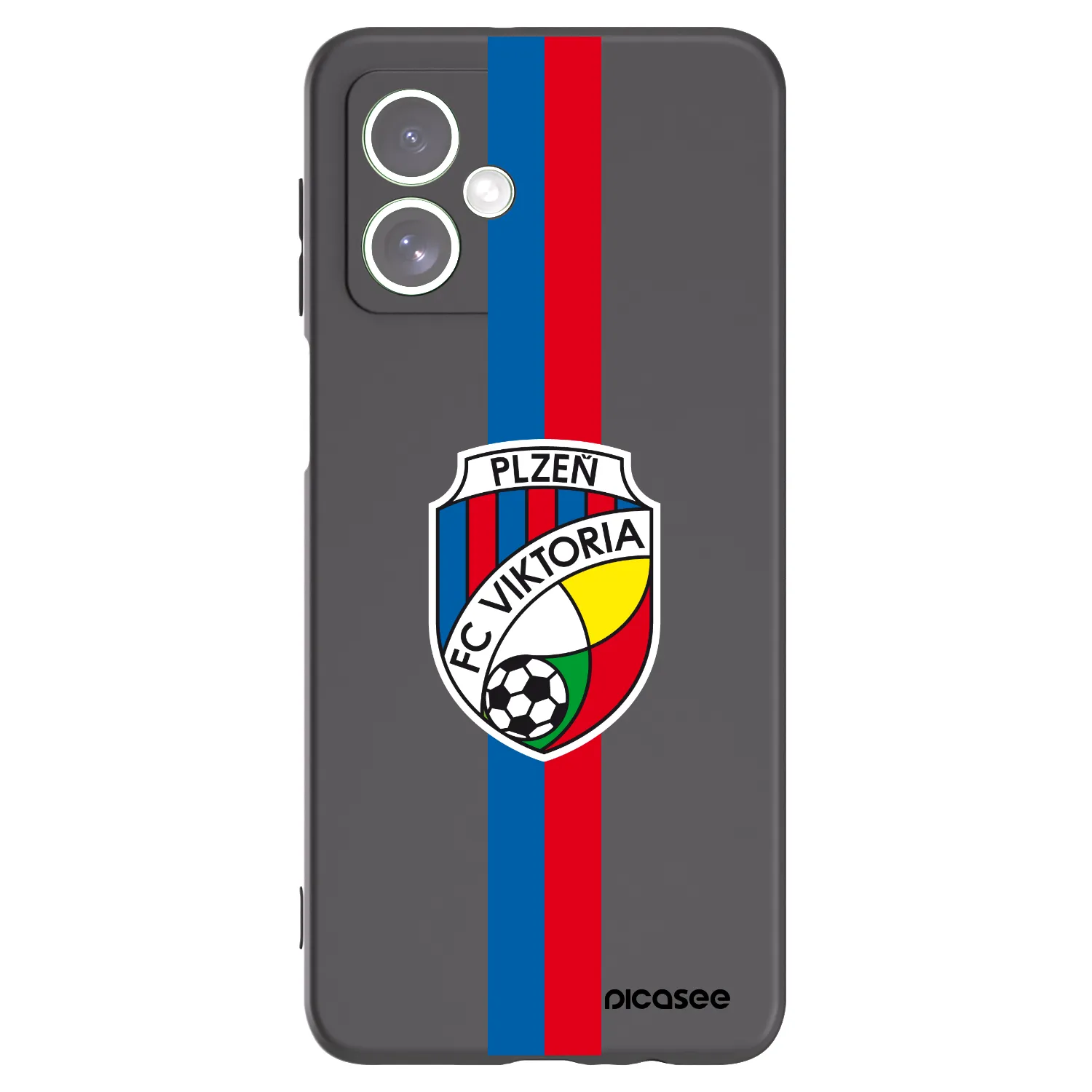 Picasee silikonový černý obal pro Motorola Moto G54 5G - FC Viktoria Plzeň H