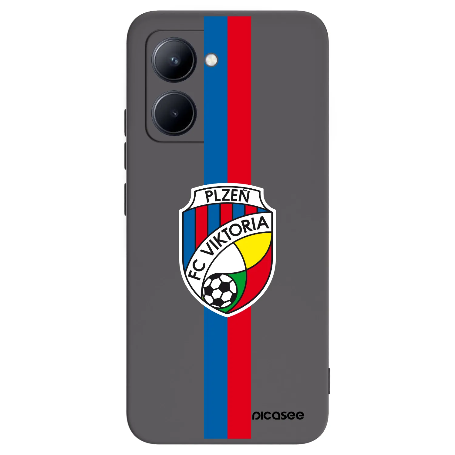 Picasee silikonový černý obal pro Realme C33 (2023) - FC Viktoria Plzeň H