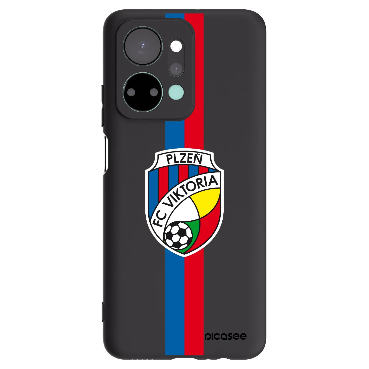 Picasee silikonový černý obal pro Honor X7a - FC Viktoria Plzeň H