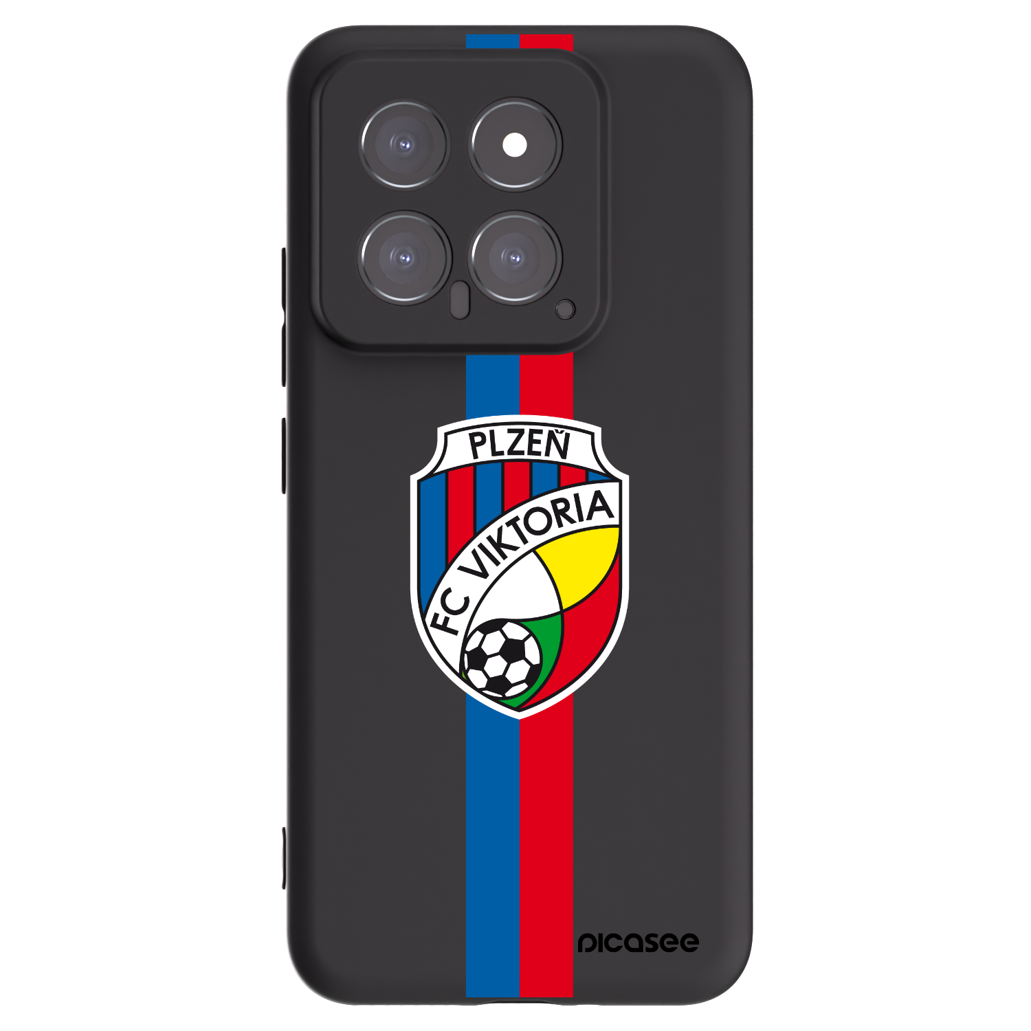 Picasee silikonový černý obal pro Xiaomi 14 - FC Viktoria Plzeň H