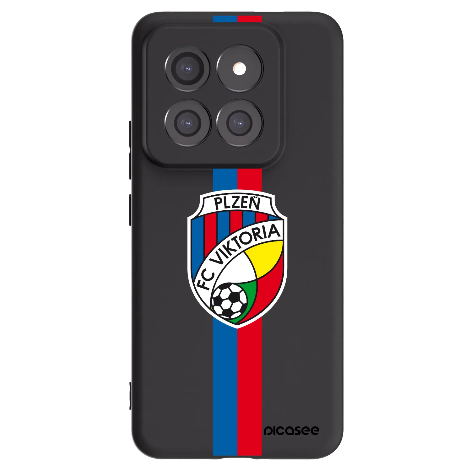 Picasee silikonový černý obal pro Xiaomi 14 Pro - FC Viktoria Plzeň H