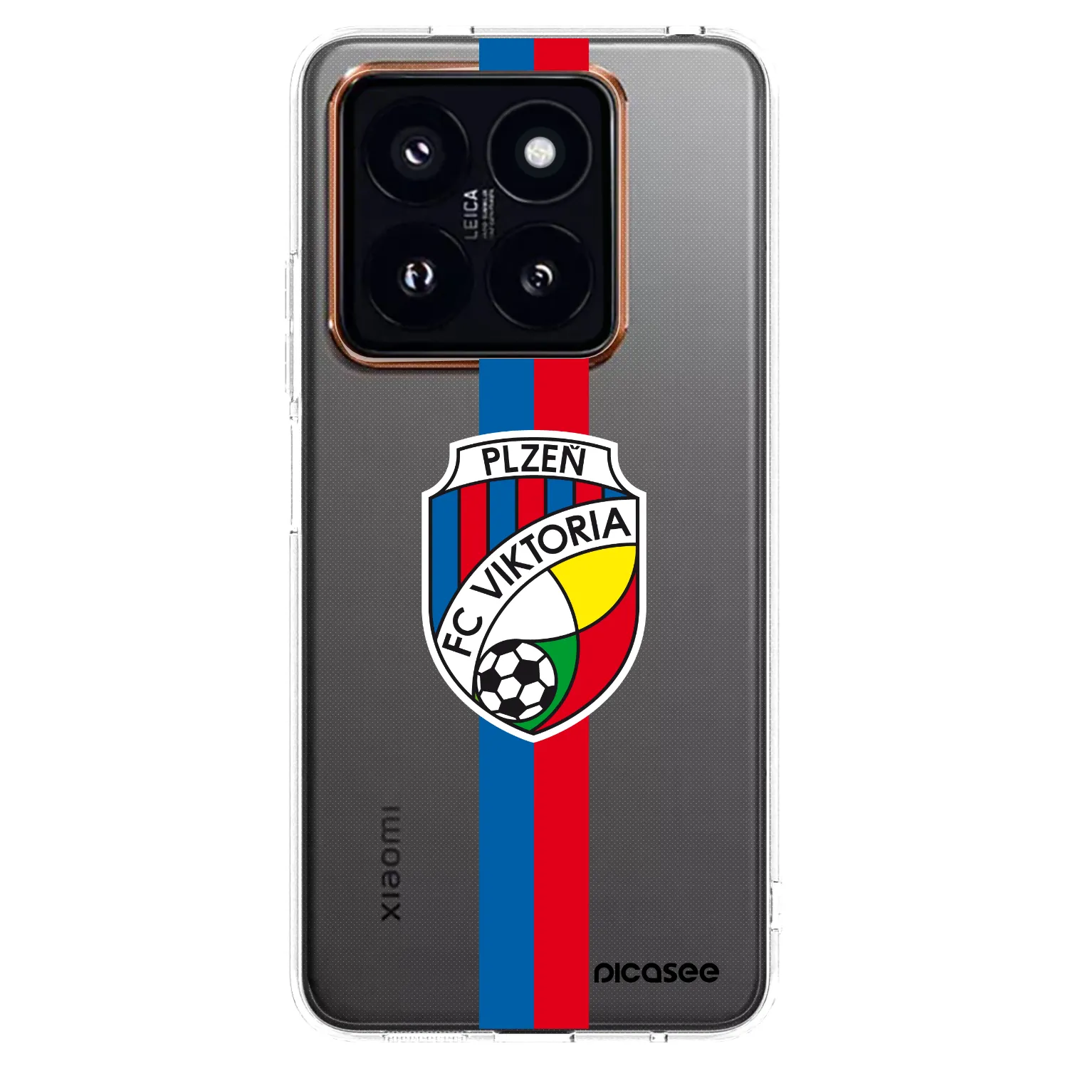 Picasee silikonový průhledný obal pro Xiaomi 14 Pro - FC Viktoria Plzeň H