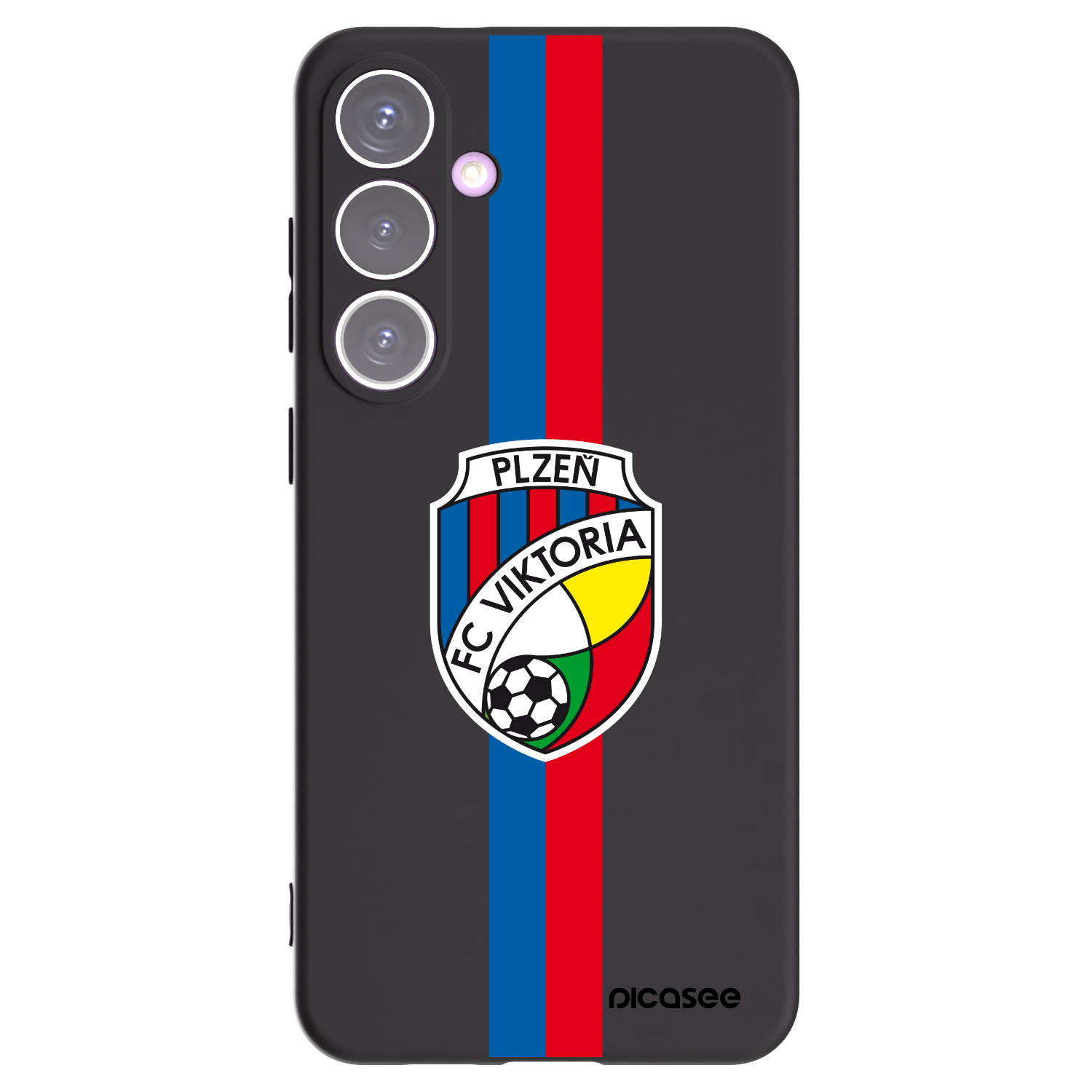 Picasee silikonový černý obal pro Samsung Galaxy S24+ S926B 5G - FC Viktoria Plzeň H