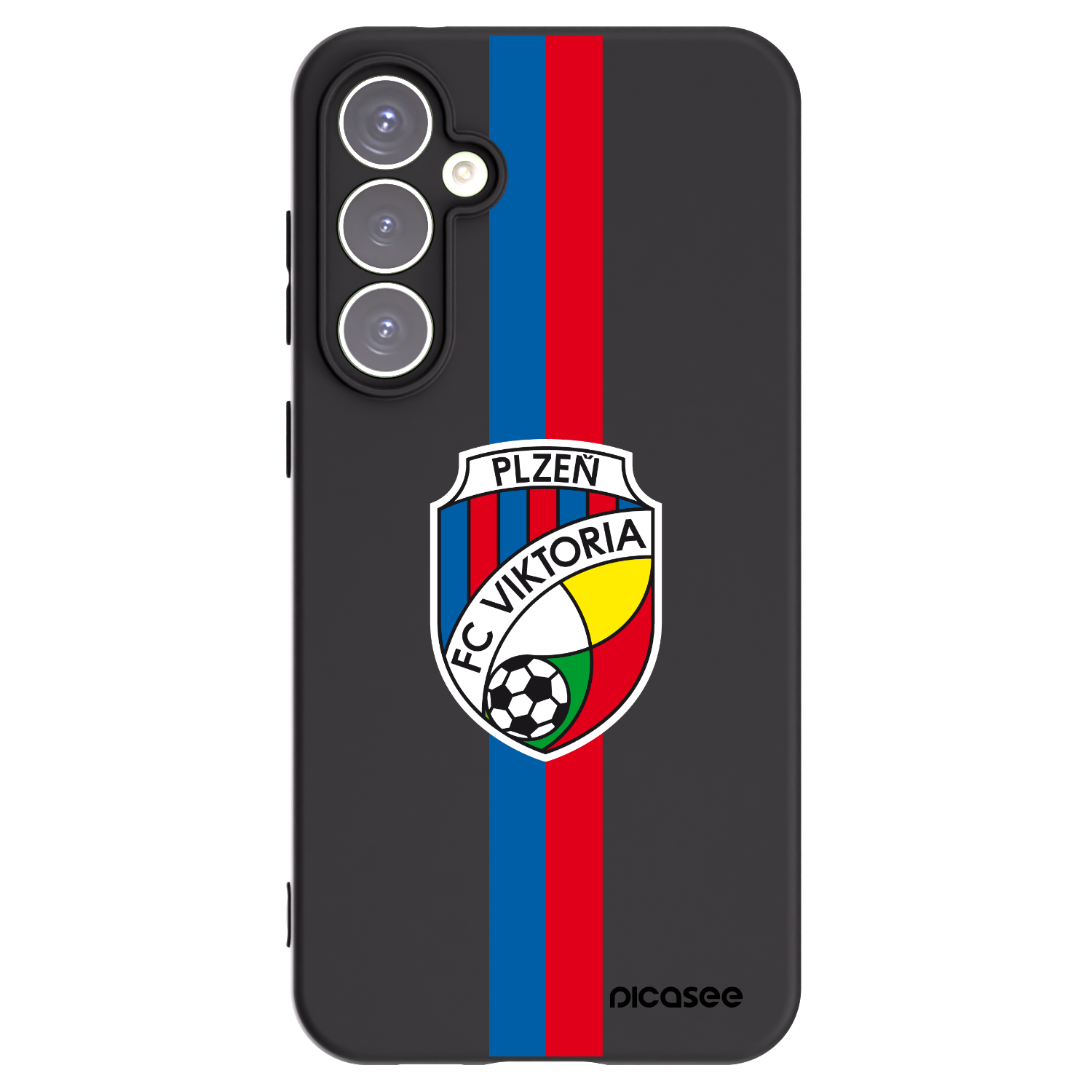 Picasee silikonový černý obal pro Samsung Galaxy S23 FE S711B - FC Viktoria Plzeň H