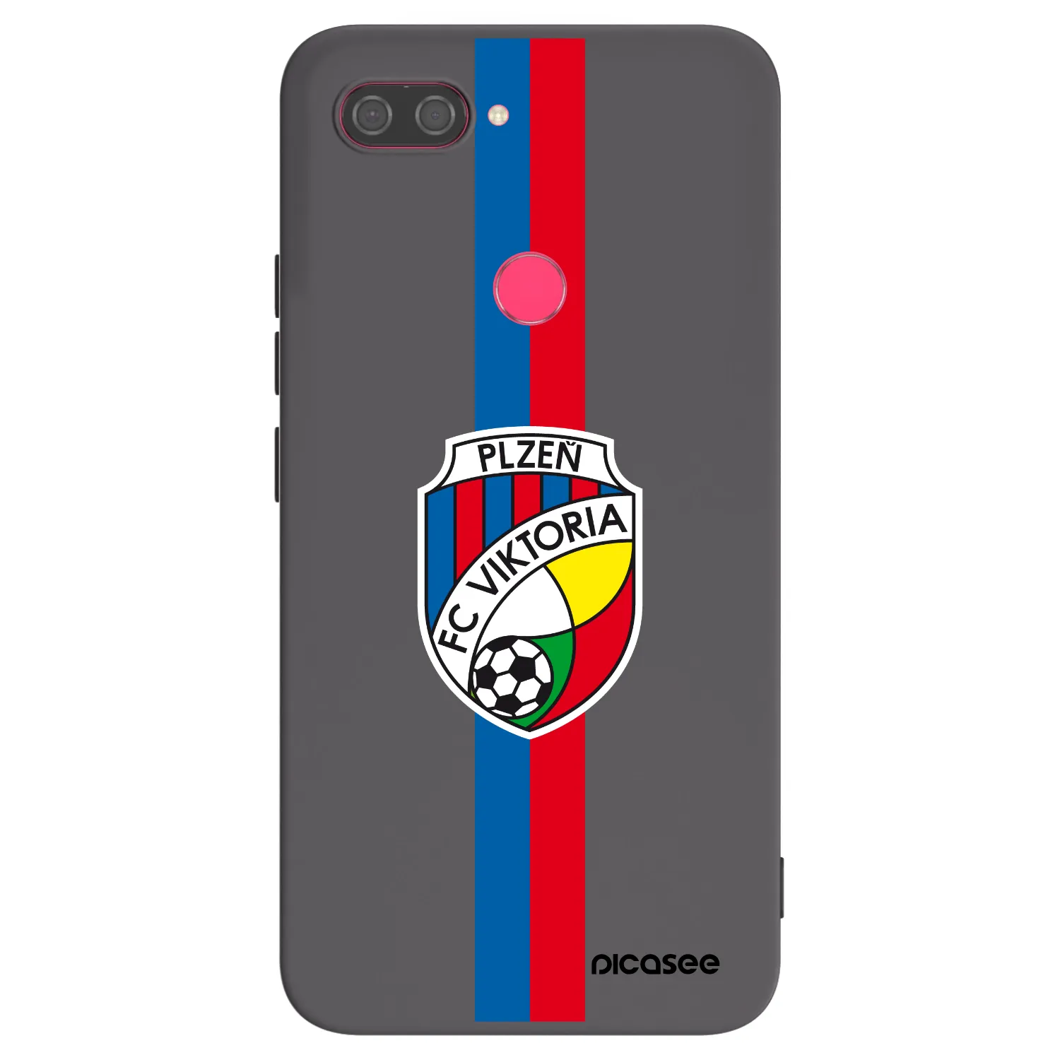 Picasee silikonový černý obal pro Xiaomi Mi 8 Lite - FC Viktoria Plzeň H
