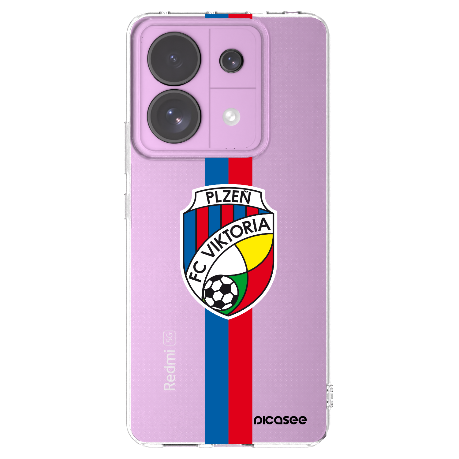 Picasee silikonový průhledný obal pro Xiaomi Redmi Note 13 Pro 5G - FC Viktoria Plzeň H