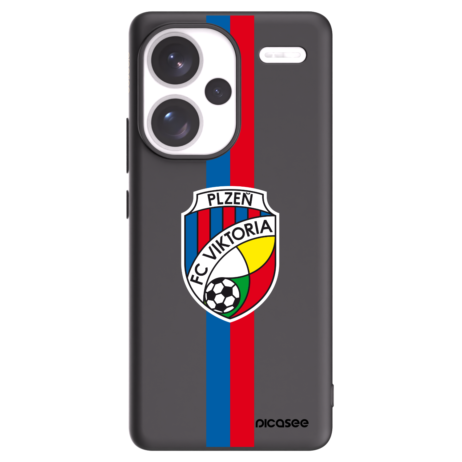 Picasee silikonový černý obal pro Xiaomi Redmi Note 13 Pro+ 5G - FC Viktoria Plzeň H
