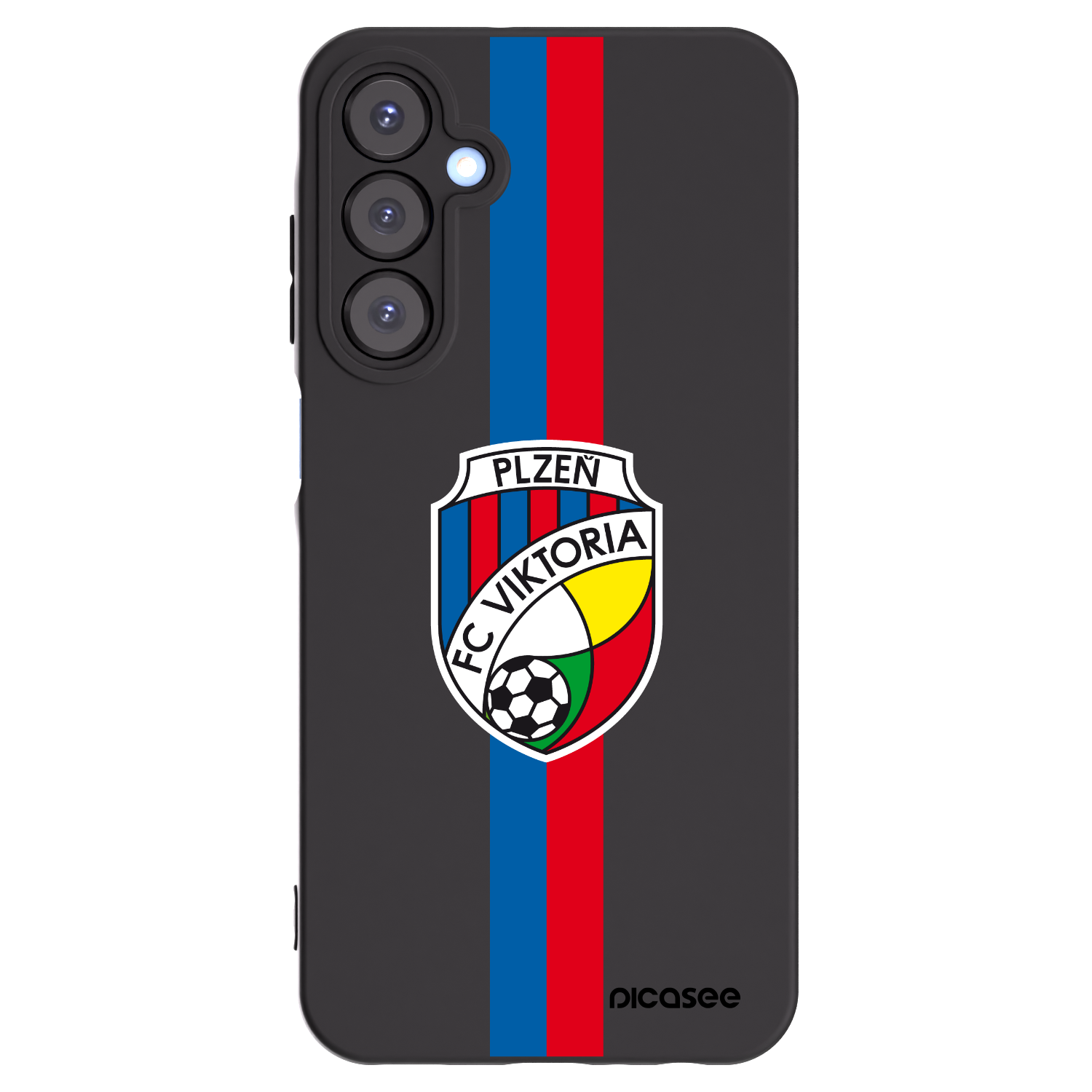 Picasee silikonový černý obal pro Samsung Galaxy A25 A256B 5G - FC Viktoria Plzeň H