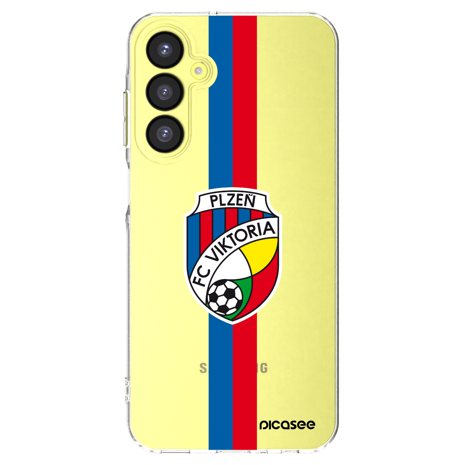 Picasee silikonový průhledný obal pro Samsung Galaxy A25 A256B 5G - FC Viktoria Plzeň H