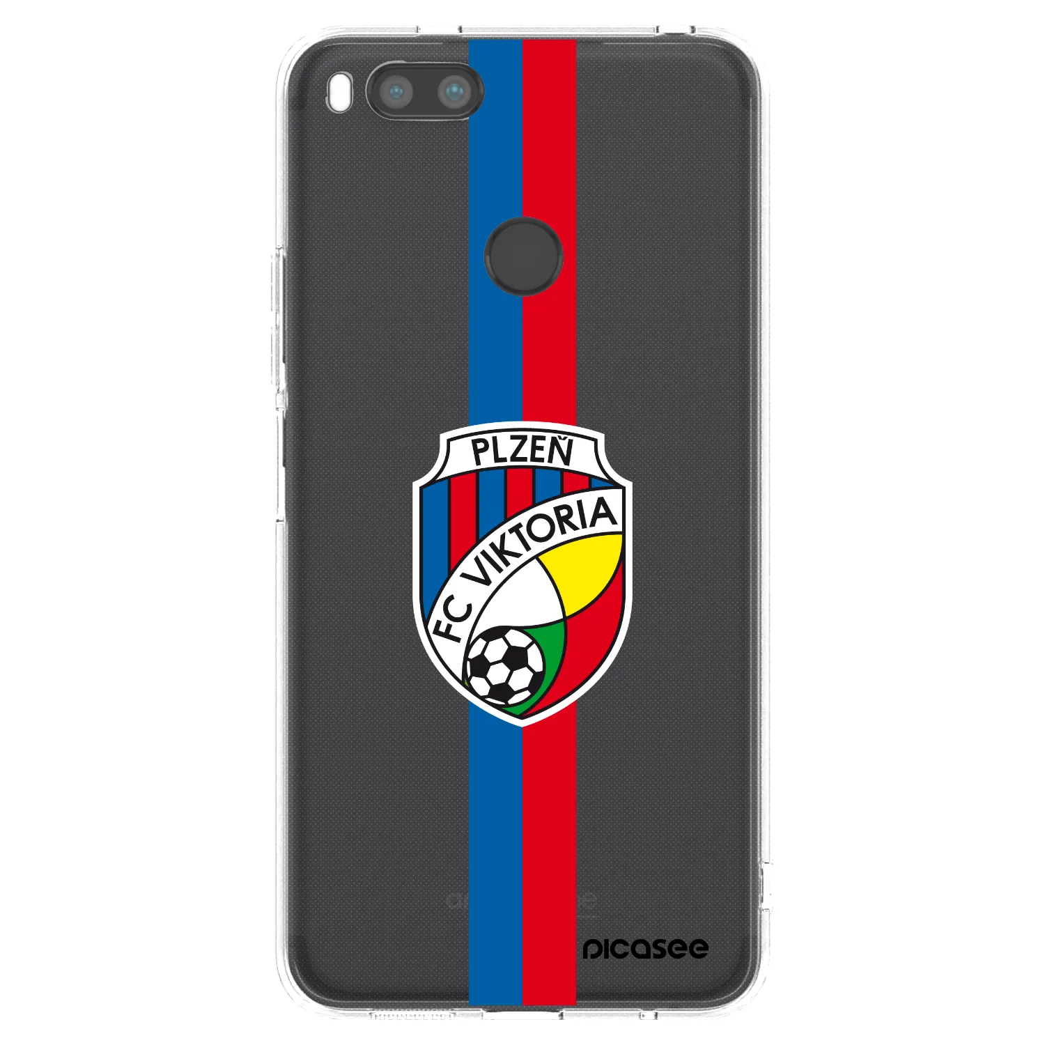 Picasee silikonový průhledný obal pro Xiaomi Mi A1 Global - FC Viktoria Plzeň H