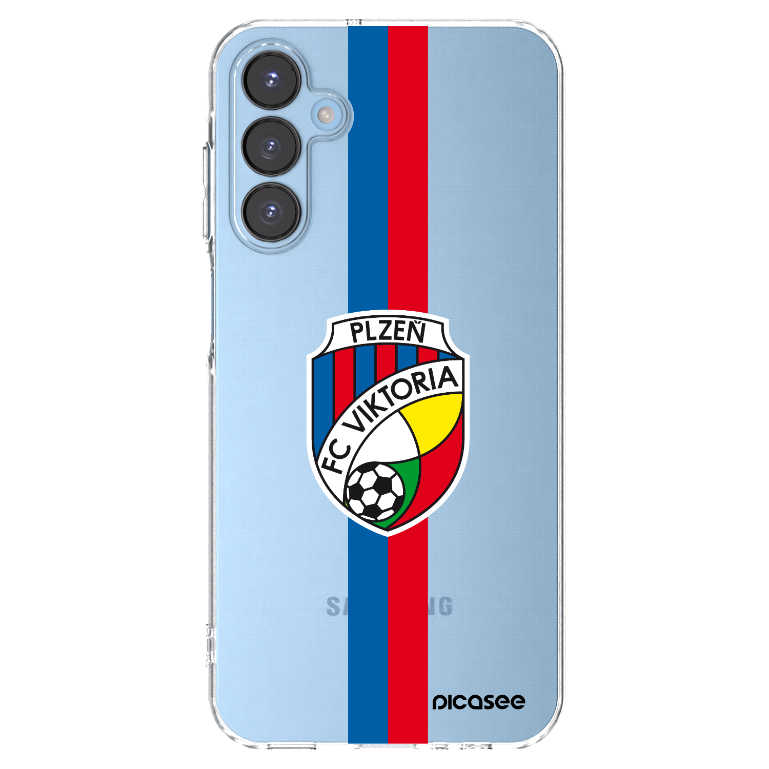 Picasee silikonový průhledný obal pro Samsung Galaxy A15 A156B 5G - FC Viktoria Plzeň H