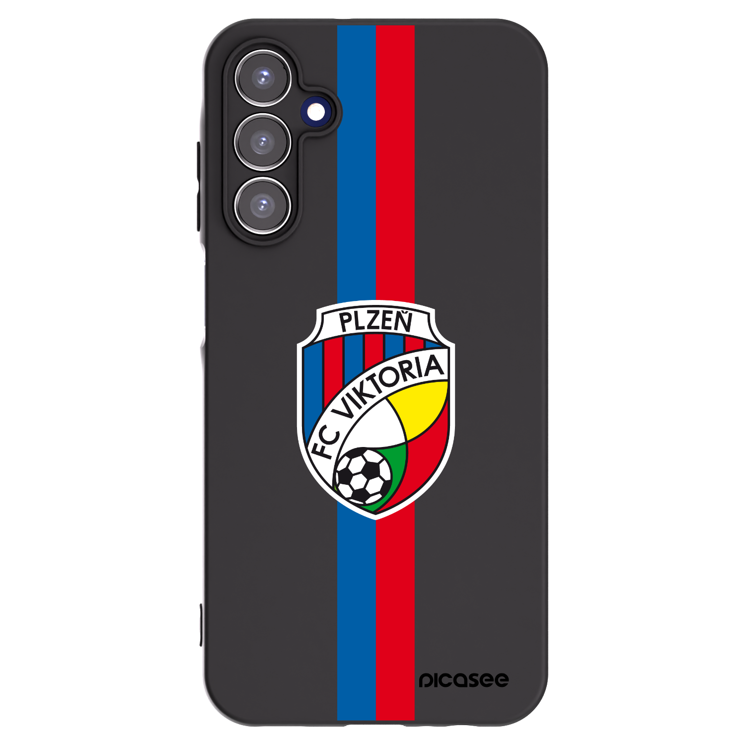 Picasee silikonový černý obal pro Samsung Galaxy A15 A155F 4G - FC Viktoria Plzeň H