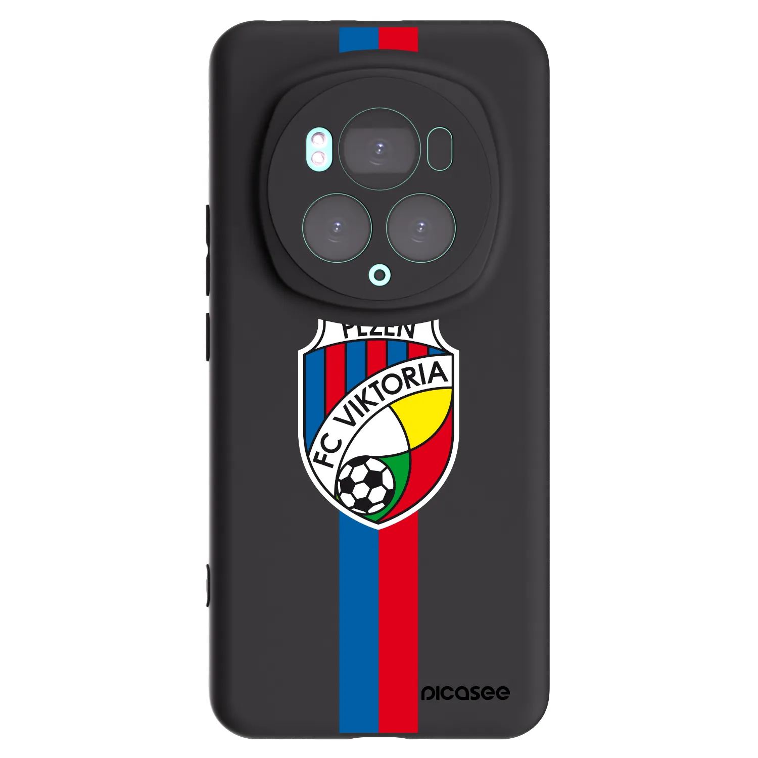 Picasee silikonový černý obal pro Honor Magic6 Pro - FC Viktoria Plzeň H