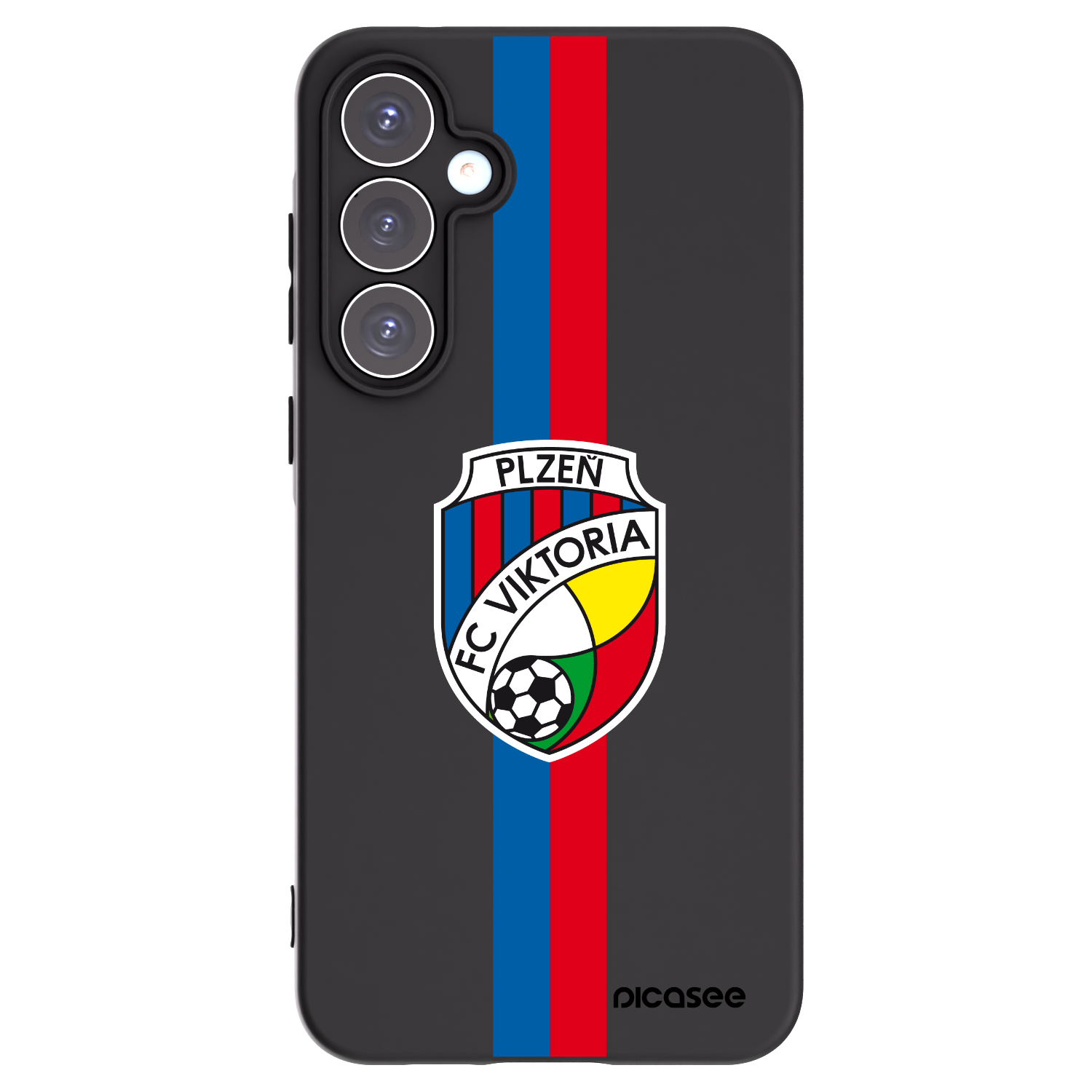 Picasee silikonový černý obal pro Samsung Galaxy A55 5G A556B - FC Viktoria Plzeň H