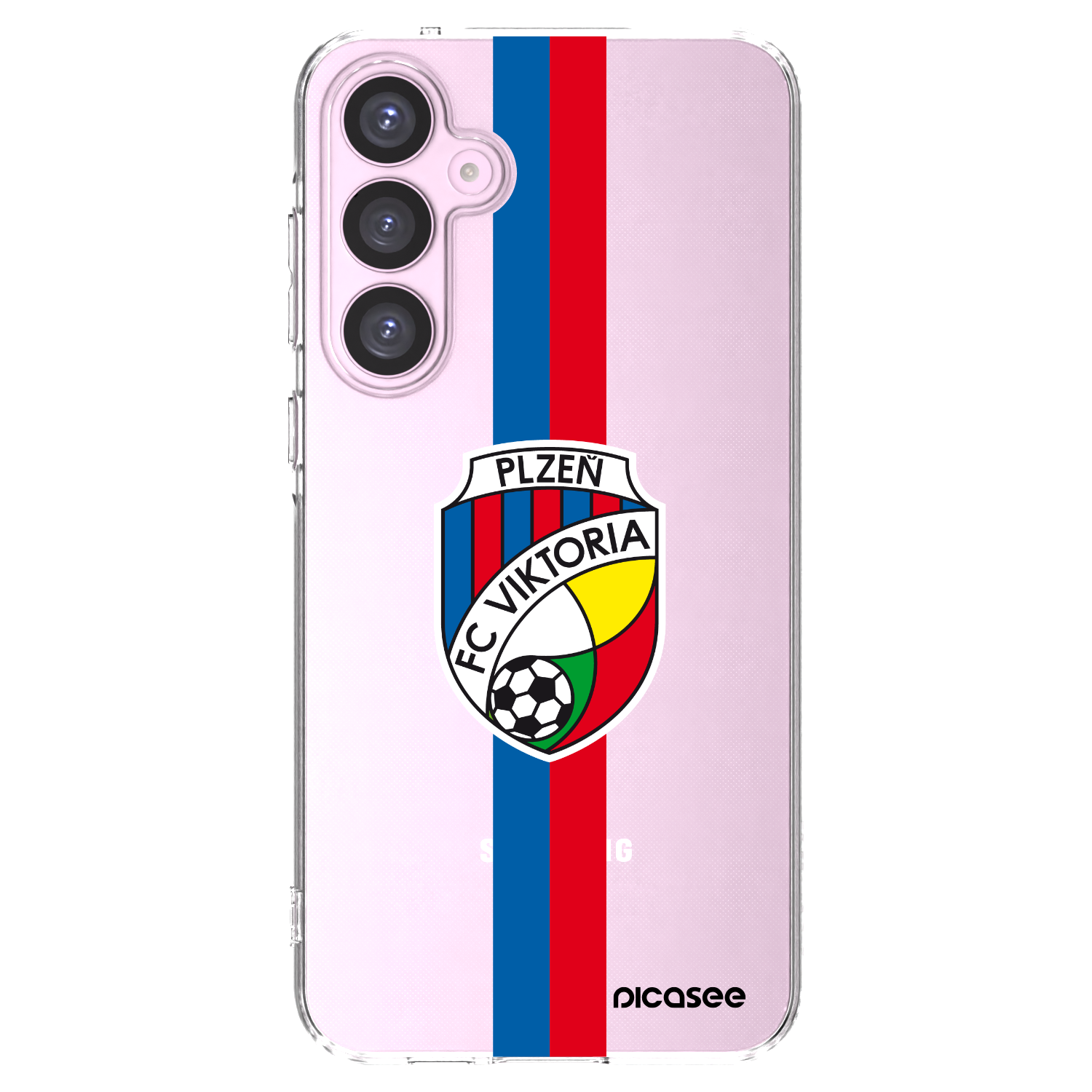 Picasee silikonový průhledný obal pro Samsung Galaxy A55 5G A556B - FC Viktoria Plzeň H