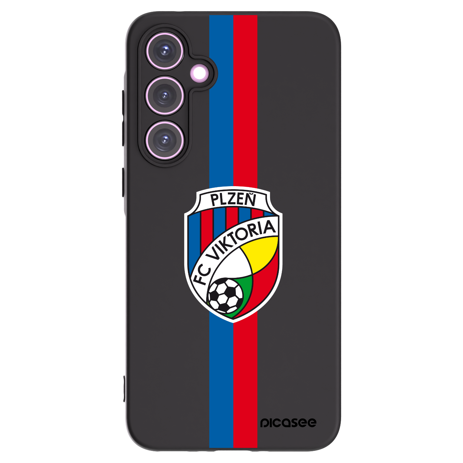 Picasee silikonový černý obal pro Samsung Galaxy A35 5G A356B - FC Viktoria Plzeň H