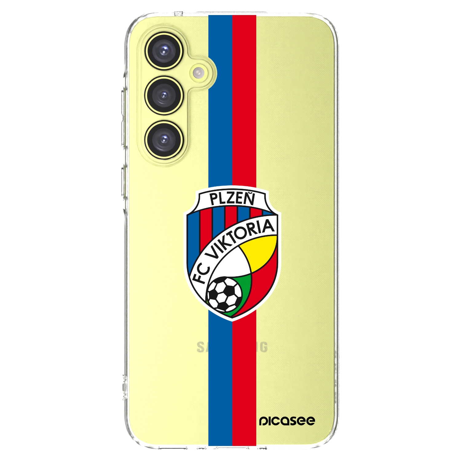 Picasee silikonový průhledný obal pro Samsung Galaxy A35 5G A356B - FC Viktoria Plzeň H