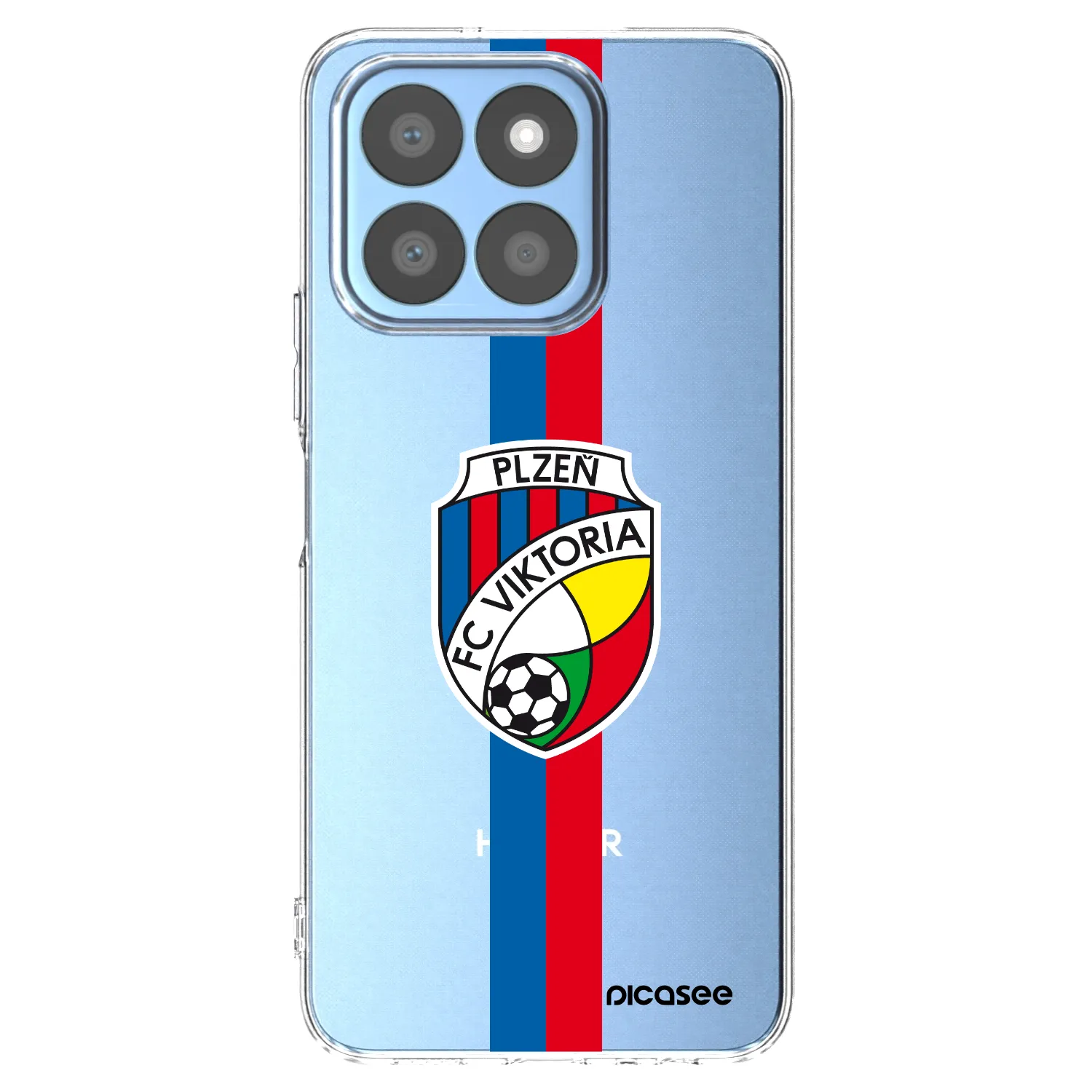 Picasee silikonový průhledný obal pro Honor X8b - FC Viktoria Plzeň H