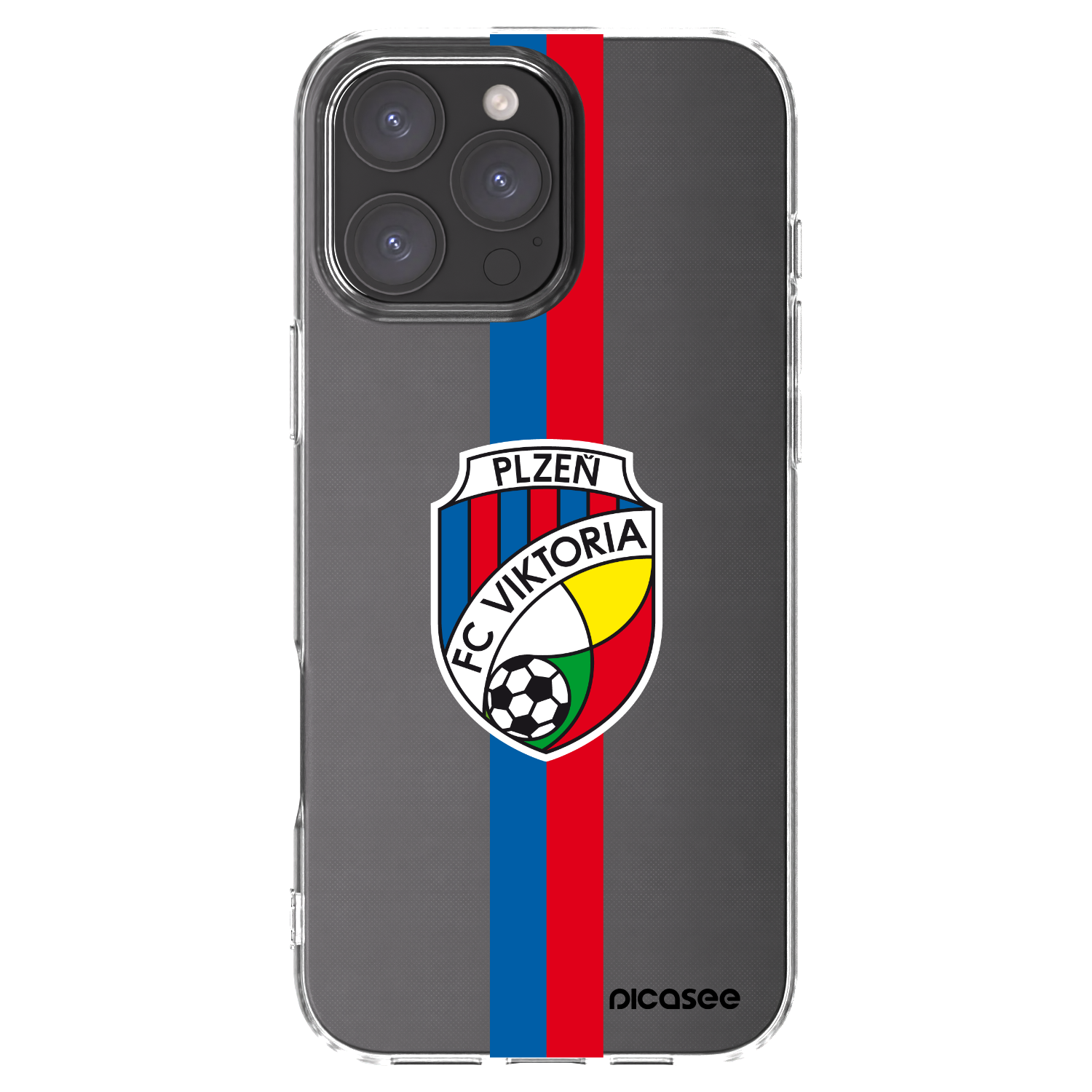 Picasee silikonový průhledný obal pro Apple iPhone 16 Pro Max - FC Viktoria Plzeň H