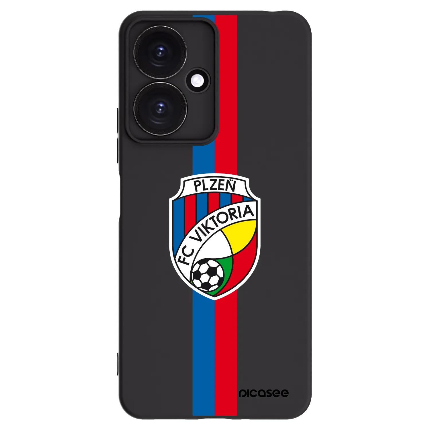 Picasee silikonový černý obal pro Xiaomi Redmi 13C 5G - FC Viktoria Plzeň H