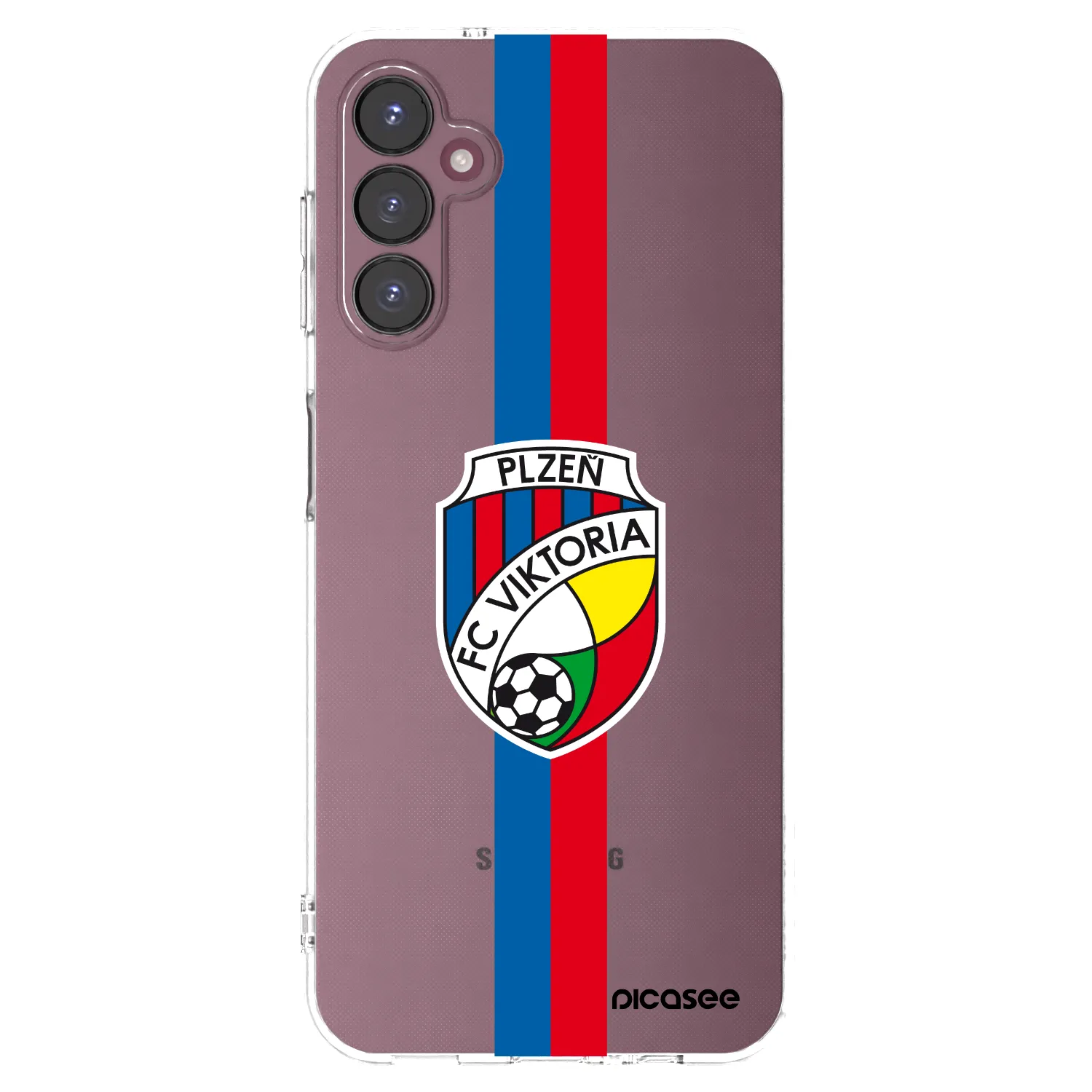 Picasee silikonový průhledný obal pro Samsung Galaxy A05s A057G - FC Viktoria Plzeň H