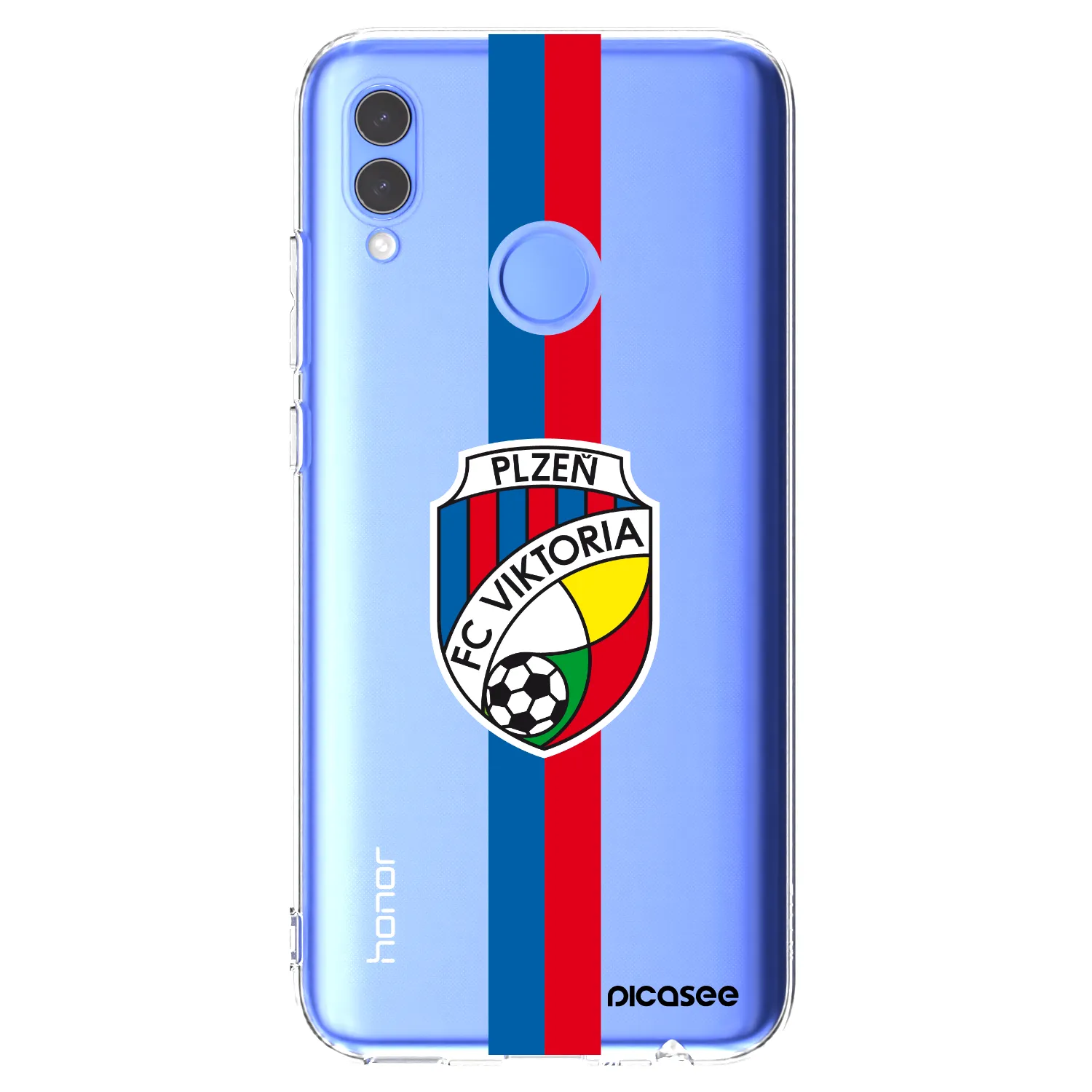 Picasee silikonový průhledný obal pro Honor 10 Lite - FC Viktoria Plzeň H