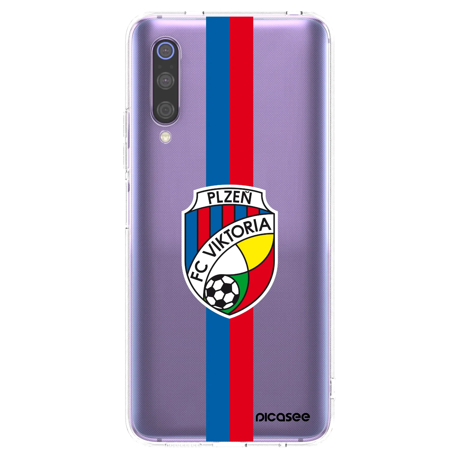 Picasee silikonový průhledný obal pro Xiaomi Mi 9 - FC Viktoria Plzeň H