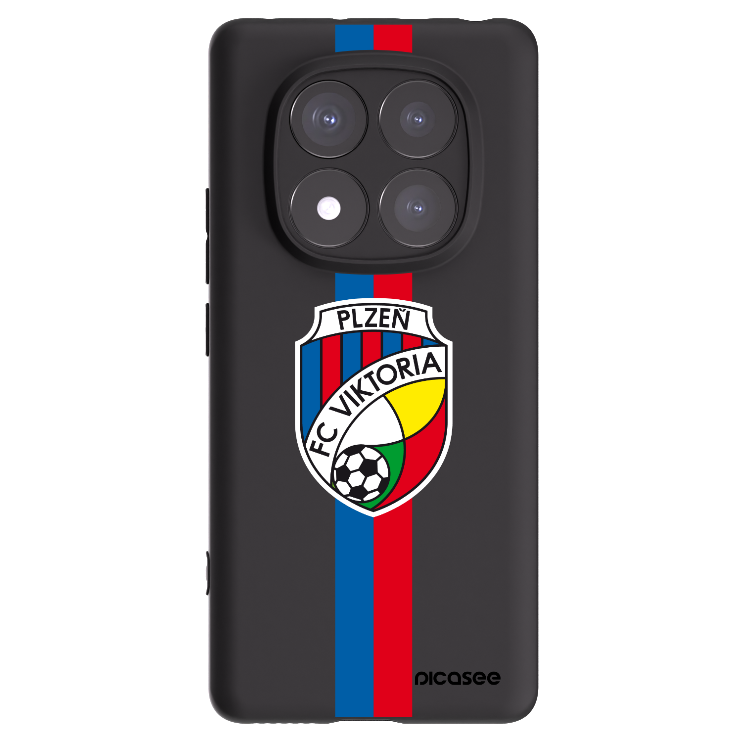 Picasee silikonový černý obal pro Xiaomi Redmi Note 14 Pro 5G - FC Viktoria Plzeň H