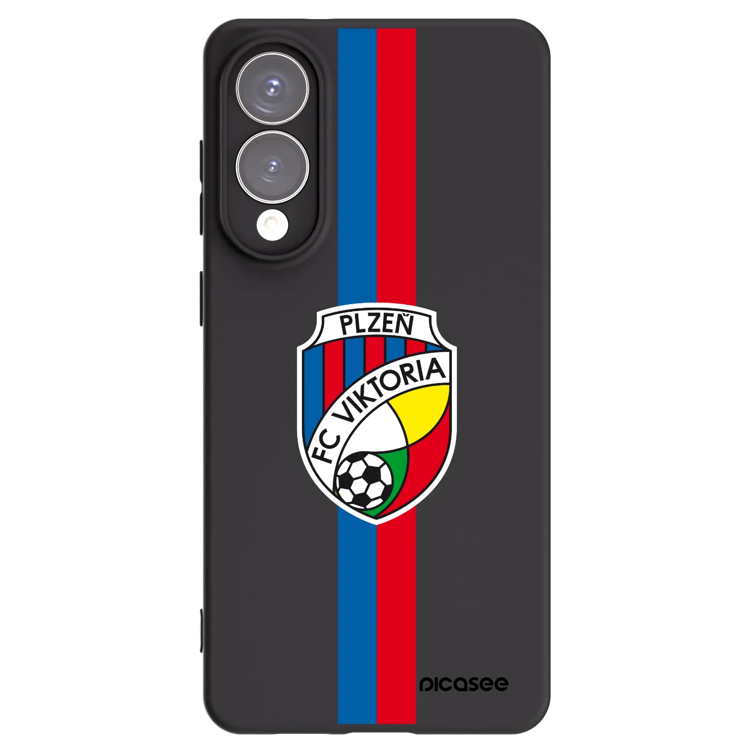 Picasee silikonový černý obal pro Samsung Galaxy S25 Edge 5G - FC Viktoria Plzeň H