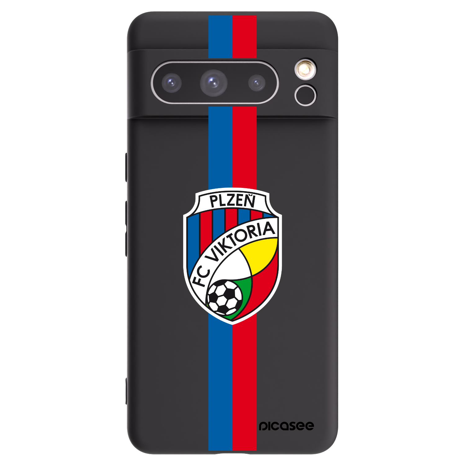 Picasee silikonový černý obal pro Google Pixel 8 Pro - FC Viktoria Plzeň H