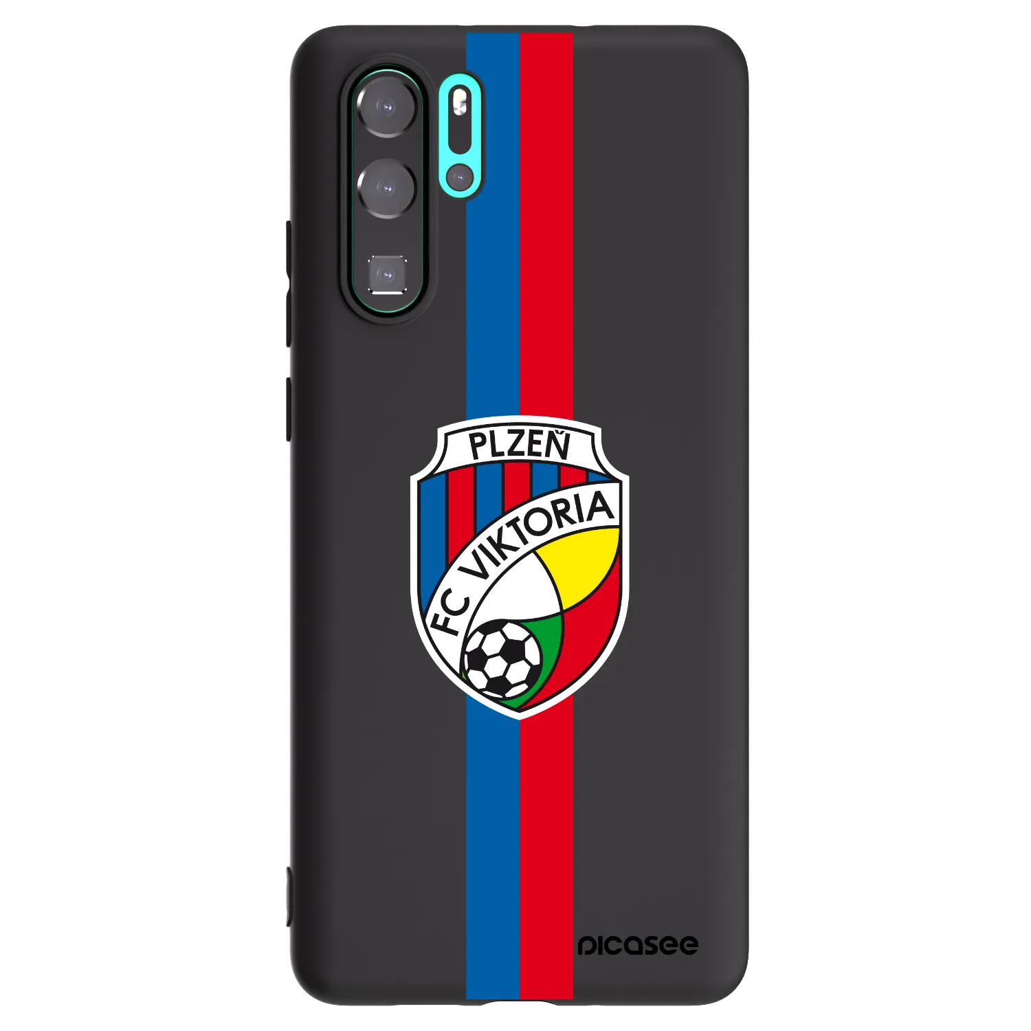 Picasee silikonový černý obal pro Huawei P30 Pro - FC Viktoria Plzeň H