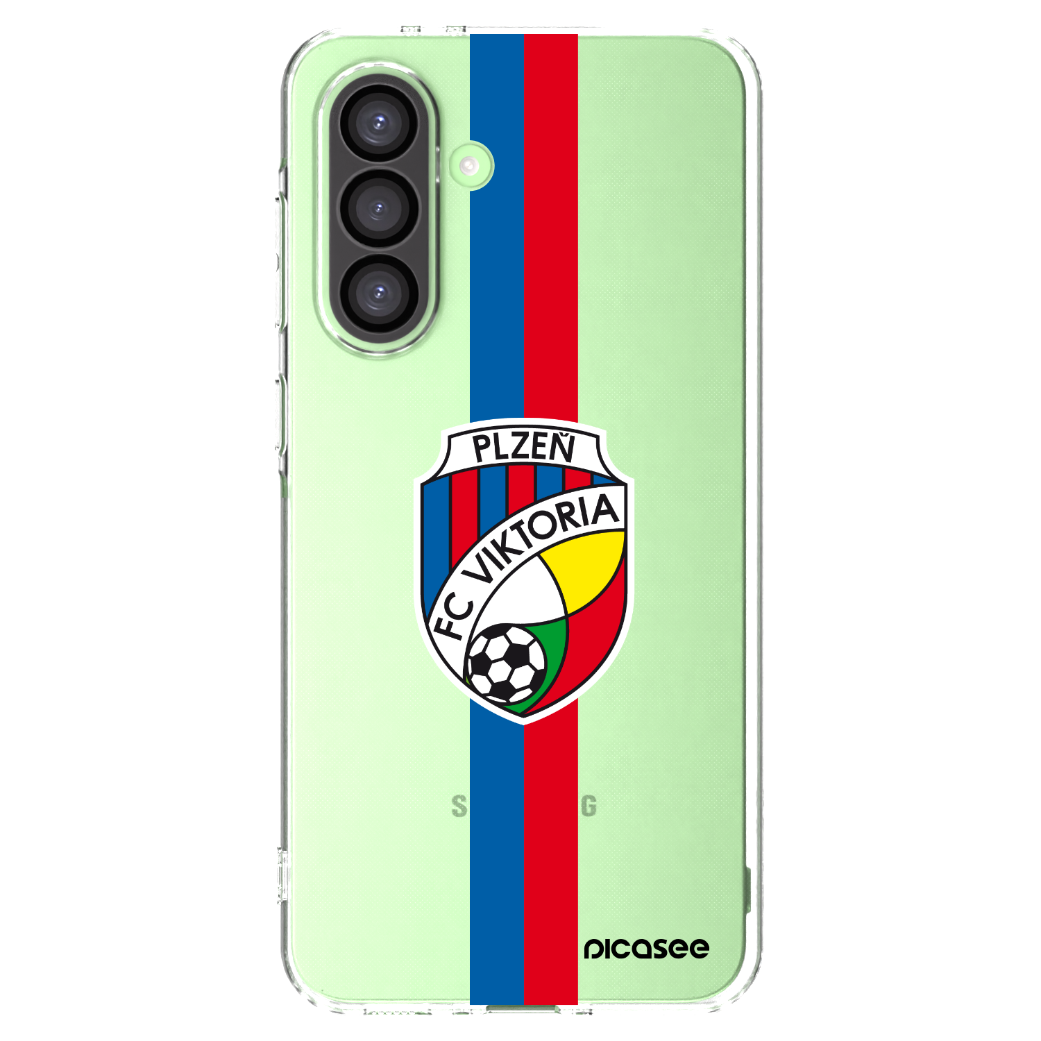 Picasee silikonový průhledný obal pro Samsung Galaxy A26 5G A266B - FC Viktoria Plzeň H