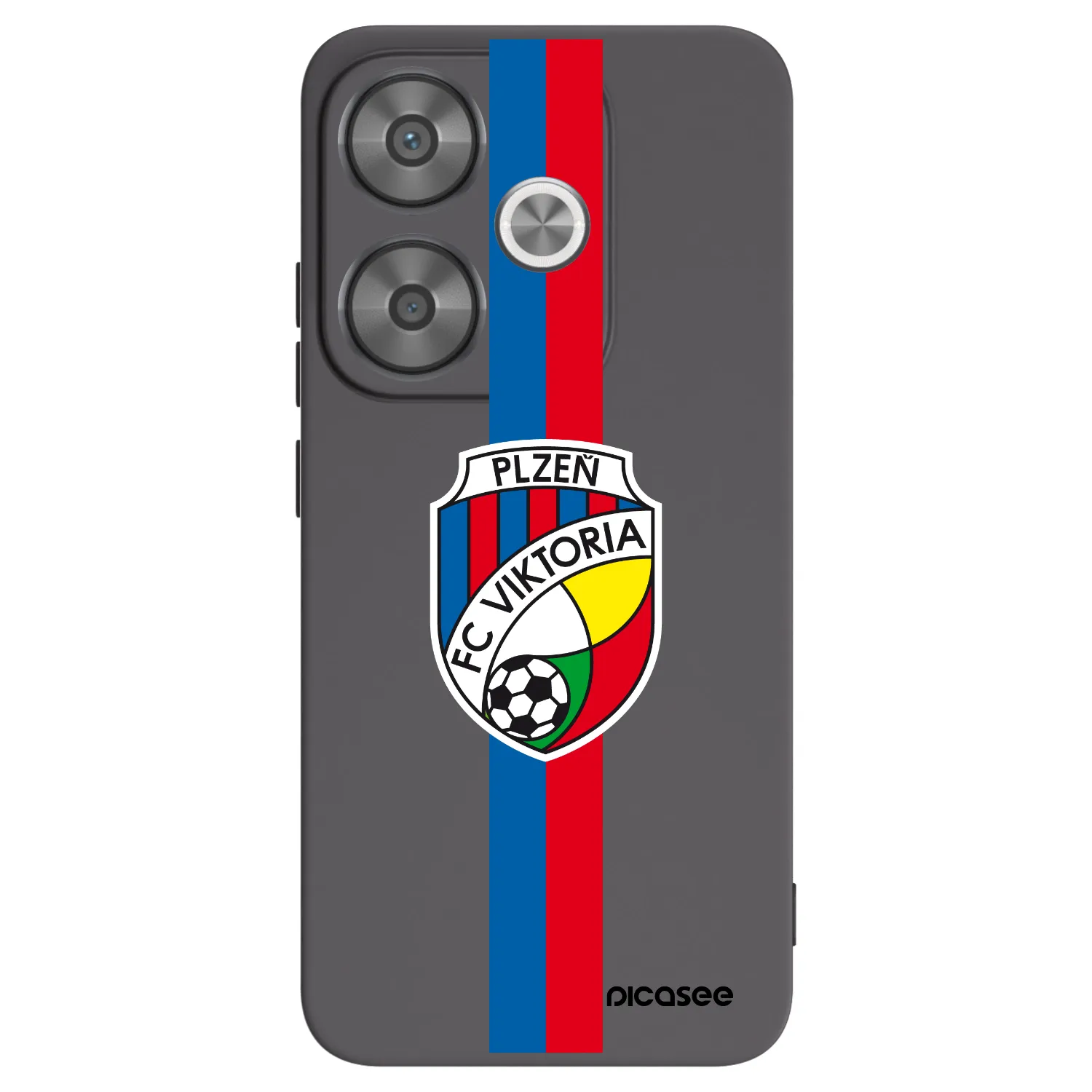 Picasee silikonový černý obal pro Xiaomi Poco F6 - FC Viktoria Plzeň H