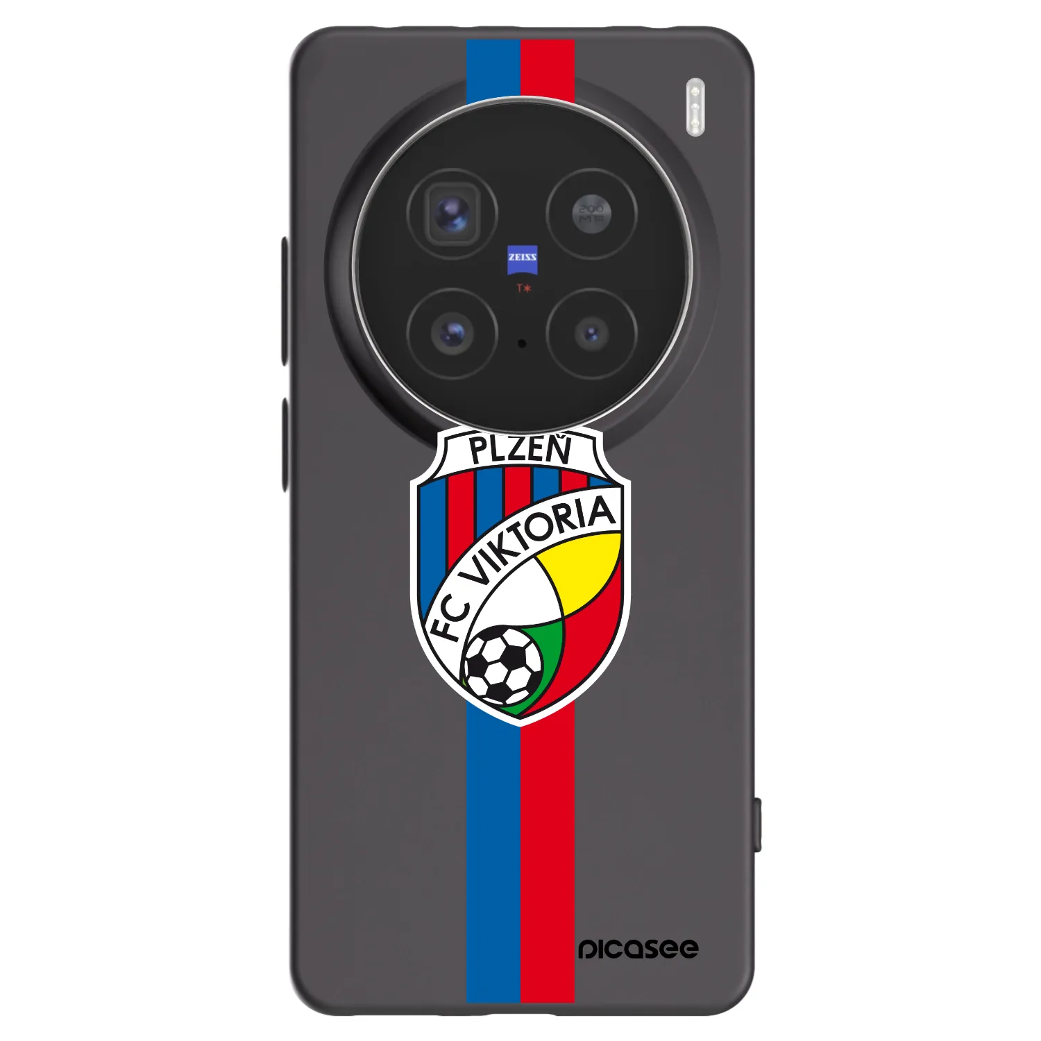 Picasee silikonový černý obal pro Vivo X200 Pro - FC Viktoria Plzeň H