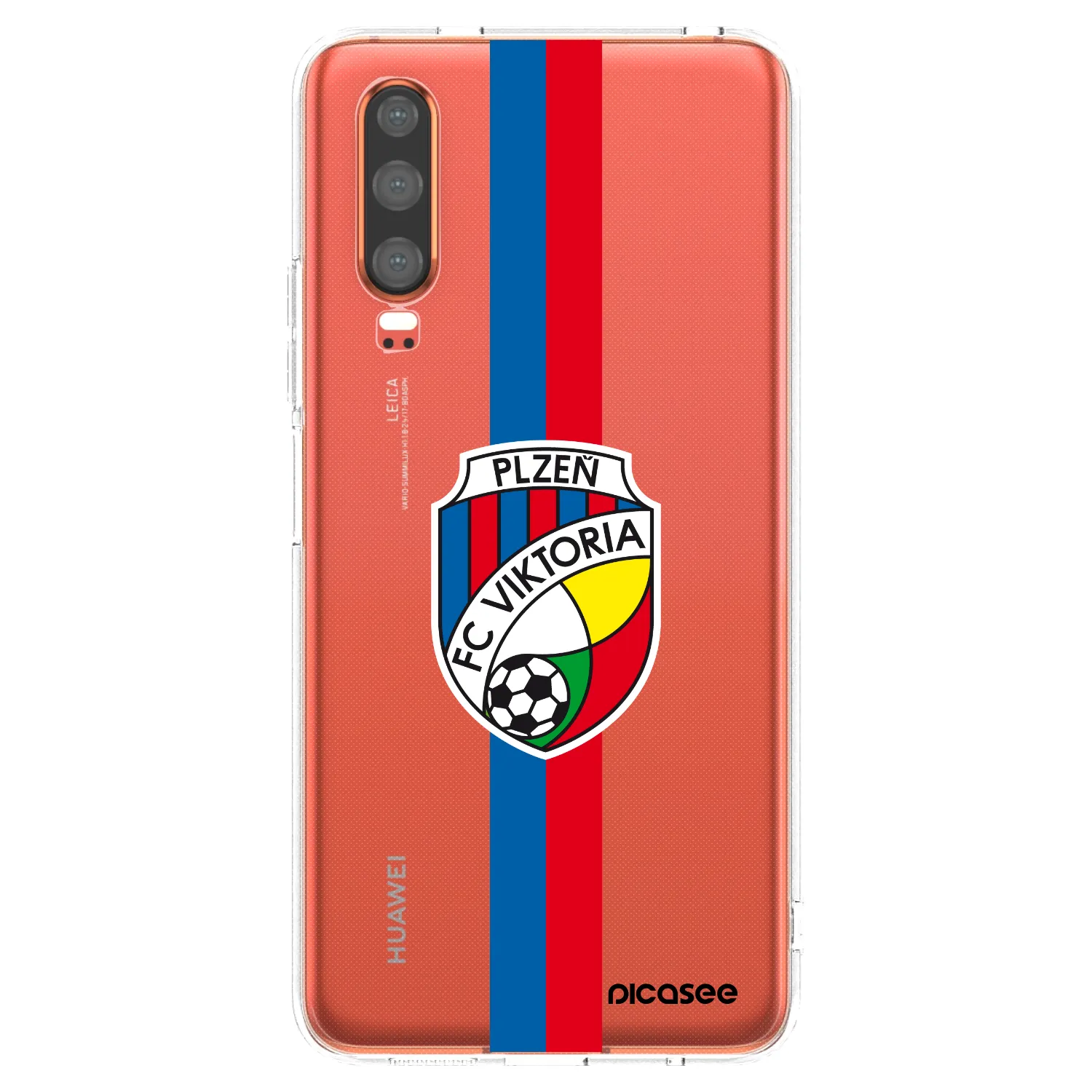 Picasee silikonový průhledný obal pro Huawei P30 - FC Viktoria Plzeň H
