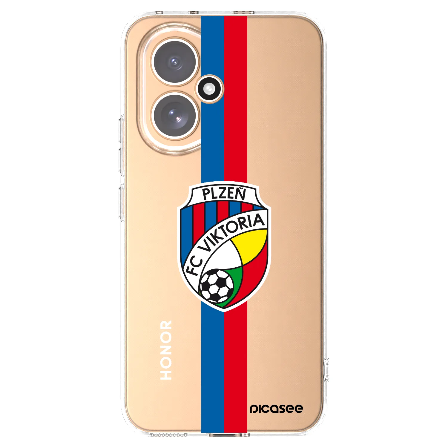 Picasee silikonový průhledný obal pro Honor 400 5G - FC Viktoria Plzeň H