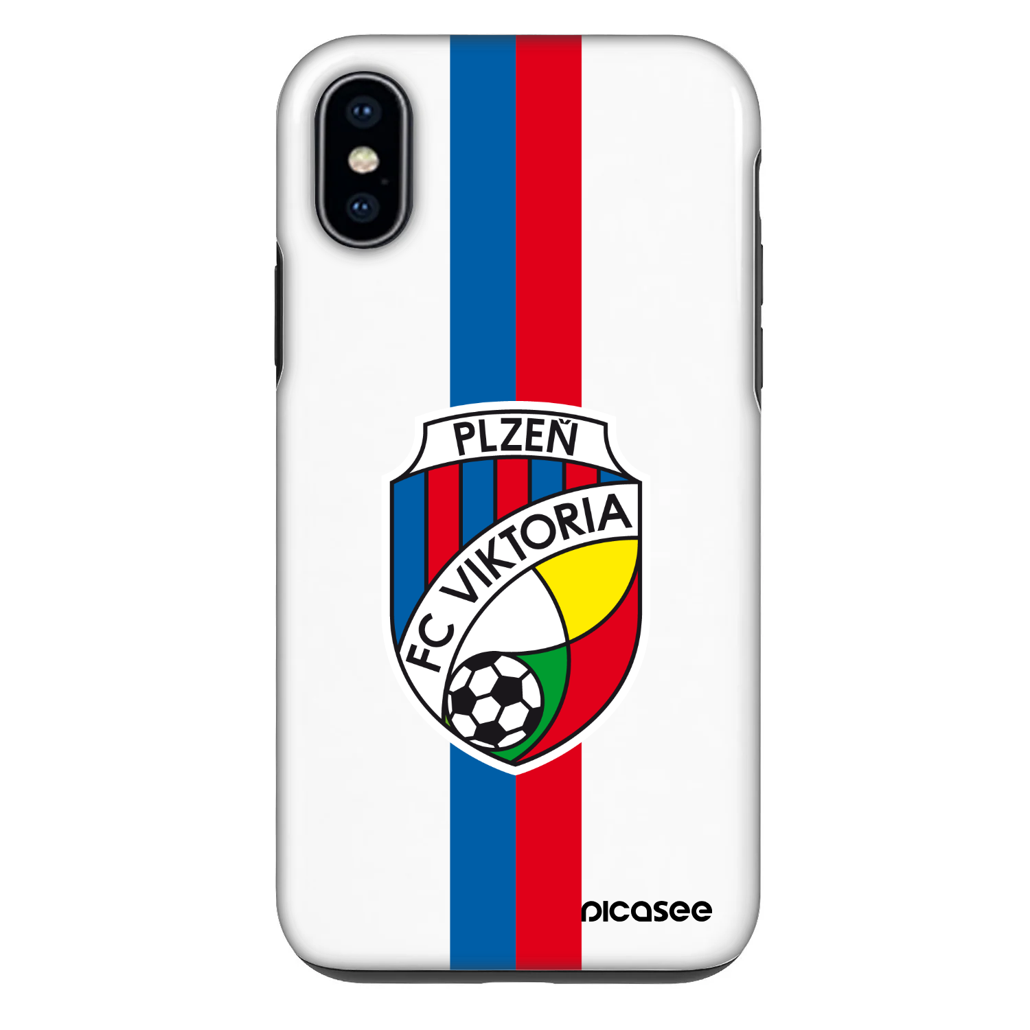 Picasee Fashion Case pro Apple iPhone X/XS - FC Viktoria Plzeň H