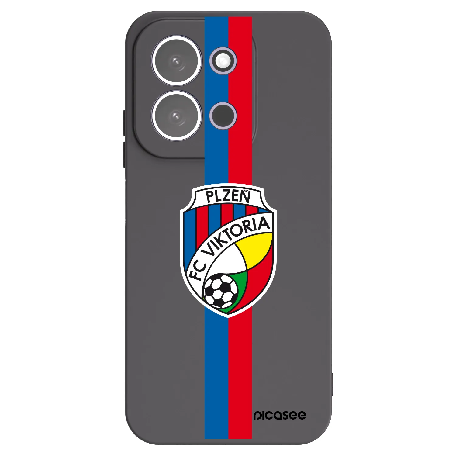 Picasee silikonový černý obal pro Xiaomi Redmi 15C 5G - FC Viktoria Plzeň H