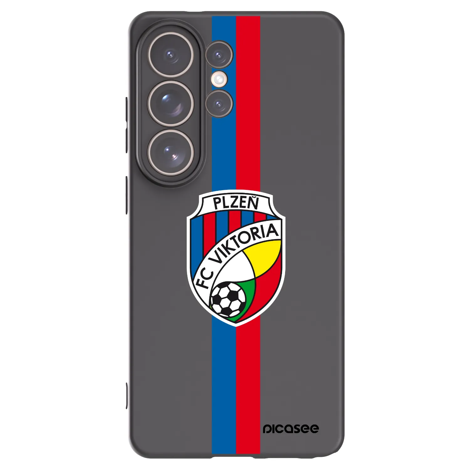 Picasee silikonový černý obal pro Samsung Galaxy S26 Ultra - FC Viktoria Plzeň H
